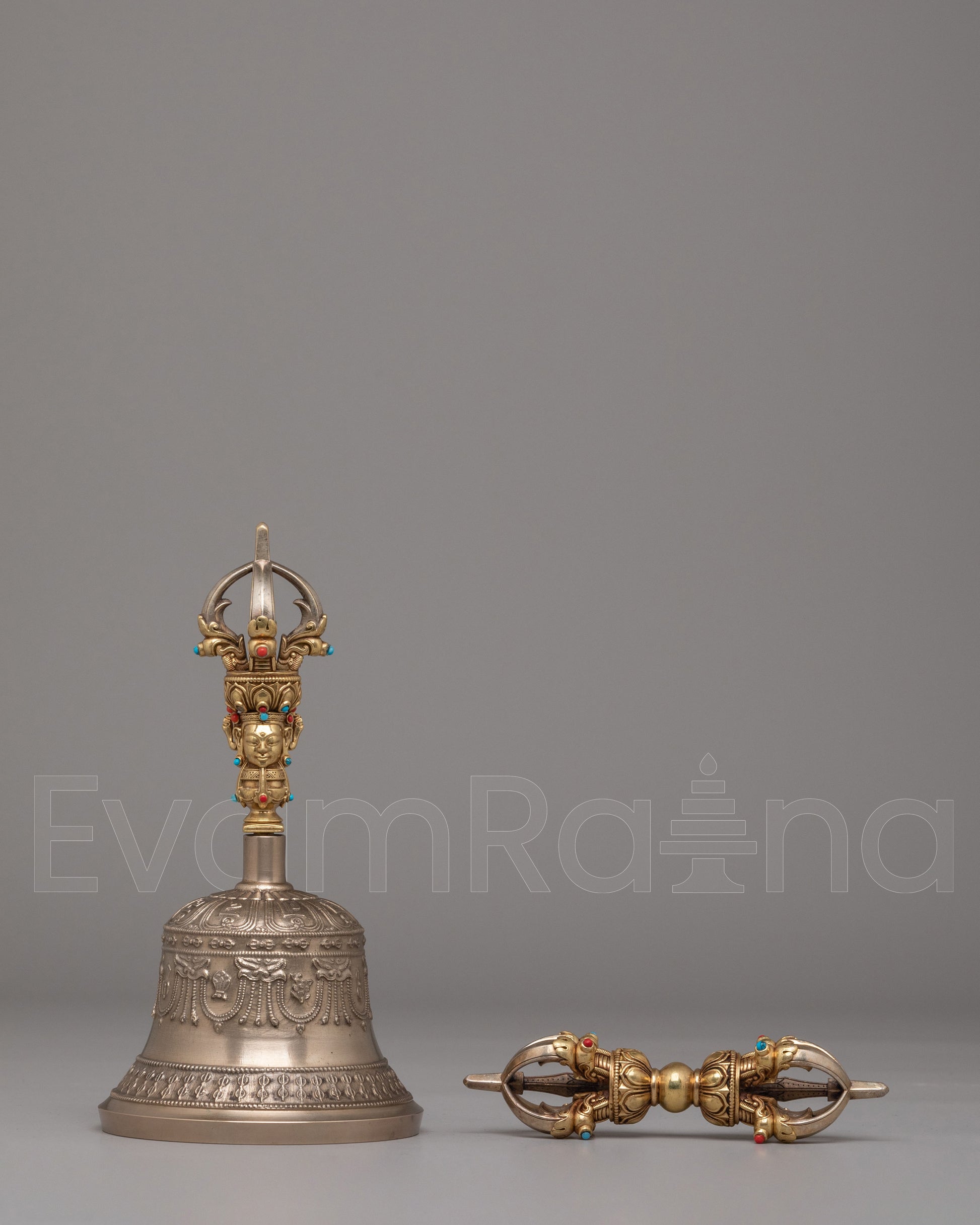 Sacred Ritual Bell and Vajra Set