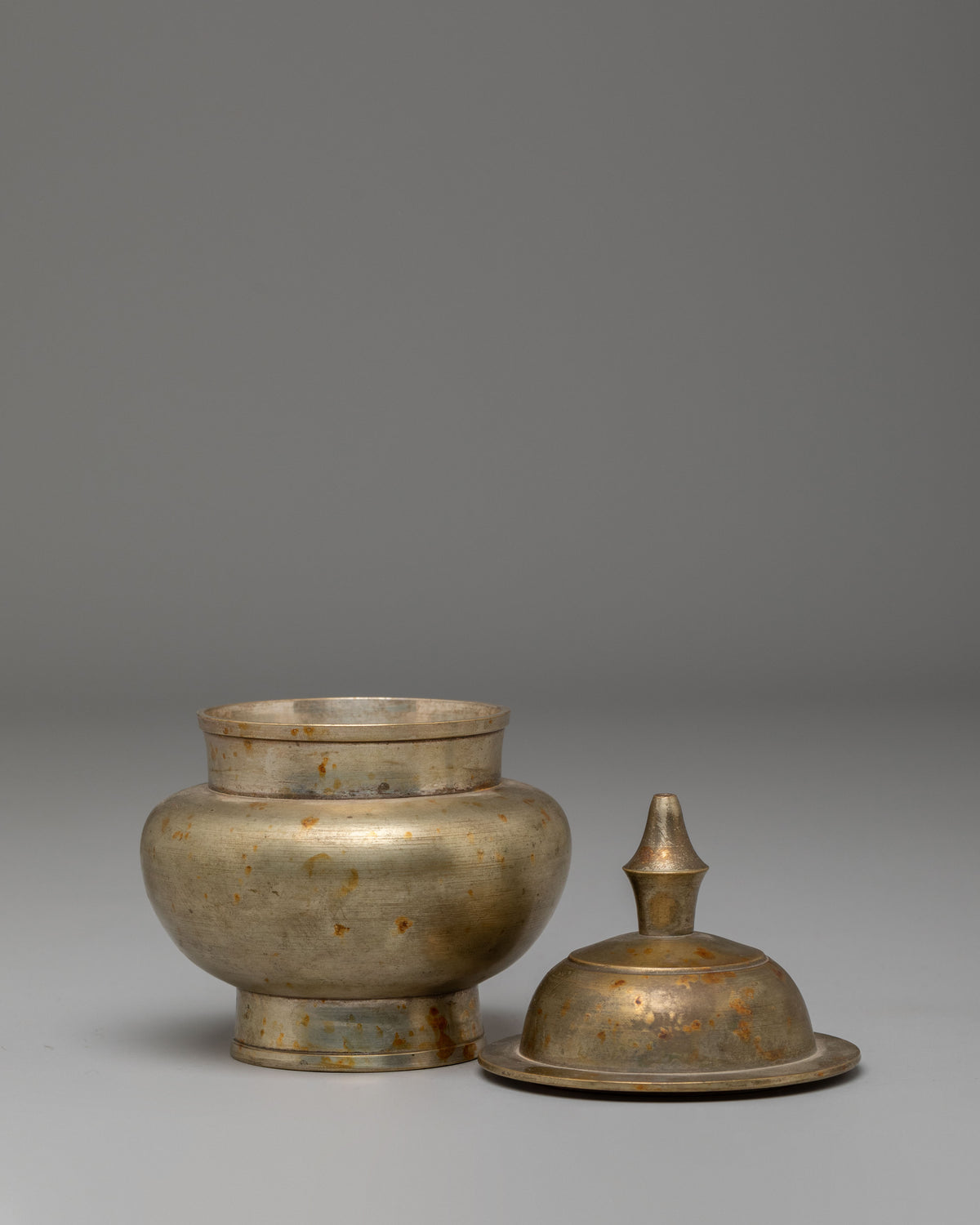 Handmade Ritual Dhupur Rice Pot | Sacred Offering Vessel