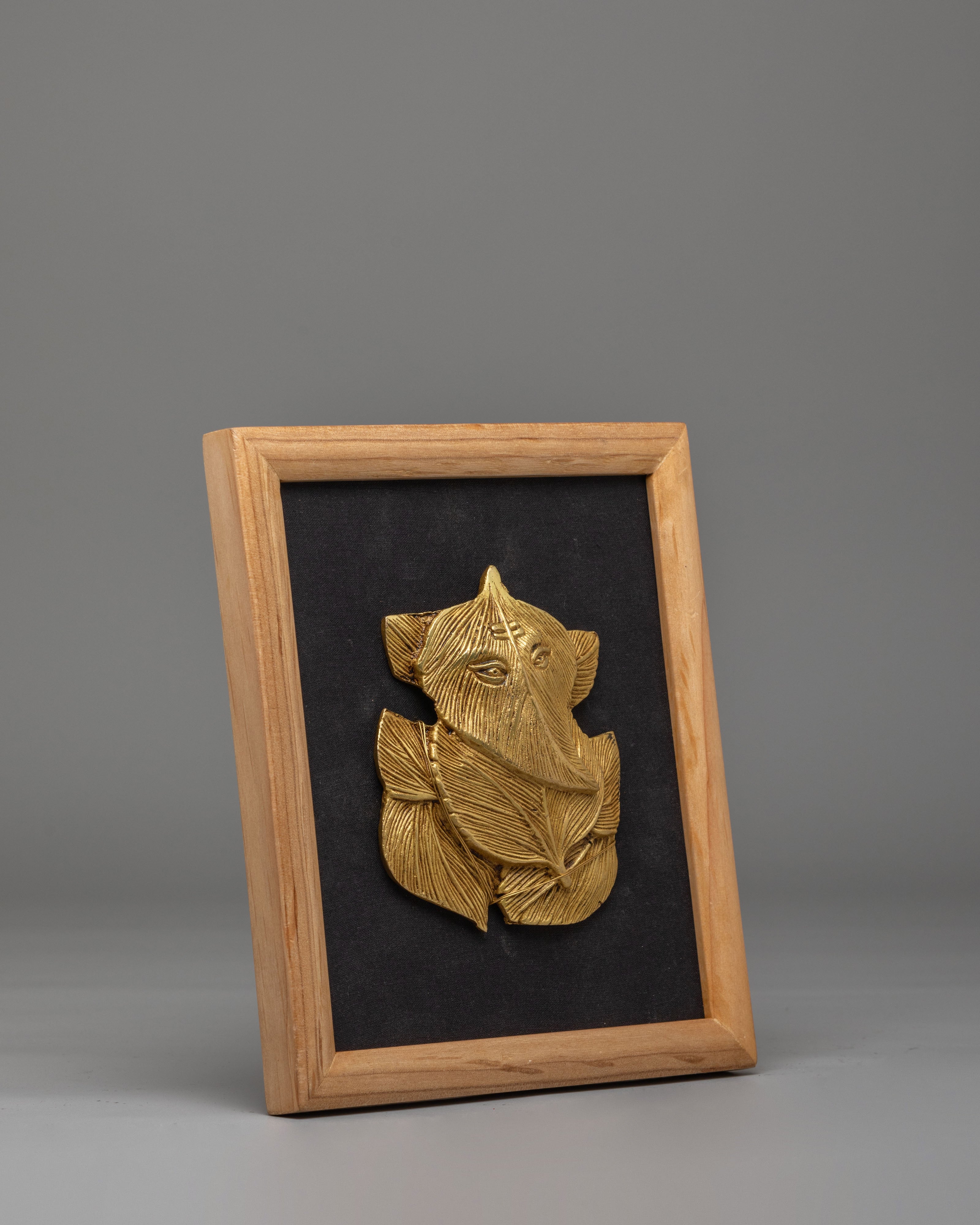 Ganesh Hindu Deity Wall Hanging | Brass Ganesha Wall Art