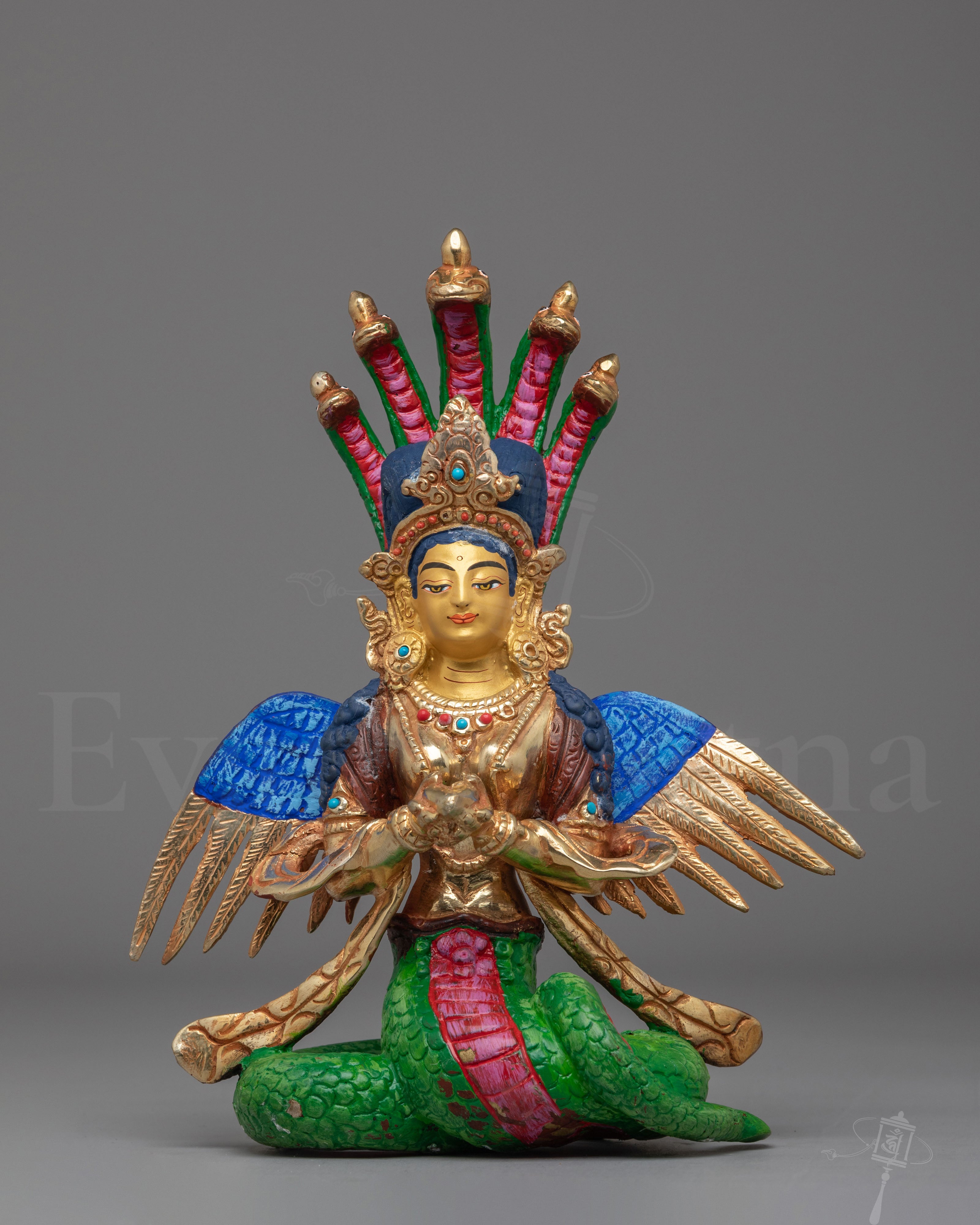 Tibetan Nagkanya Deity Statue 