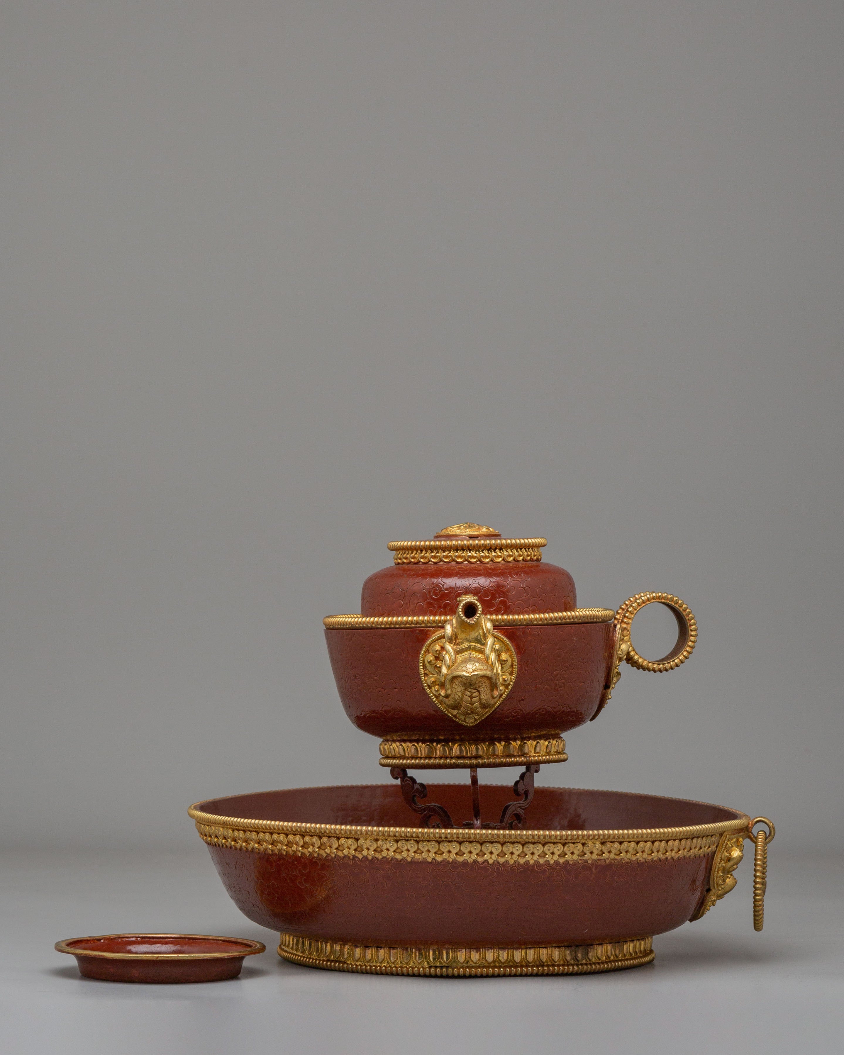 Spiritual Buddhist Water Offering Set | Tibetan Altar Set