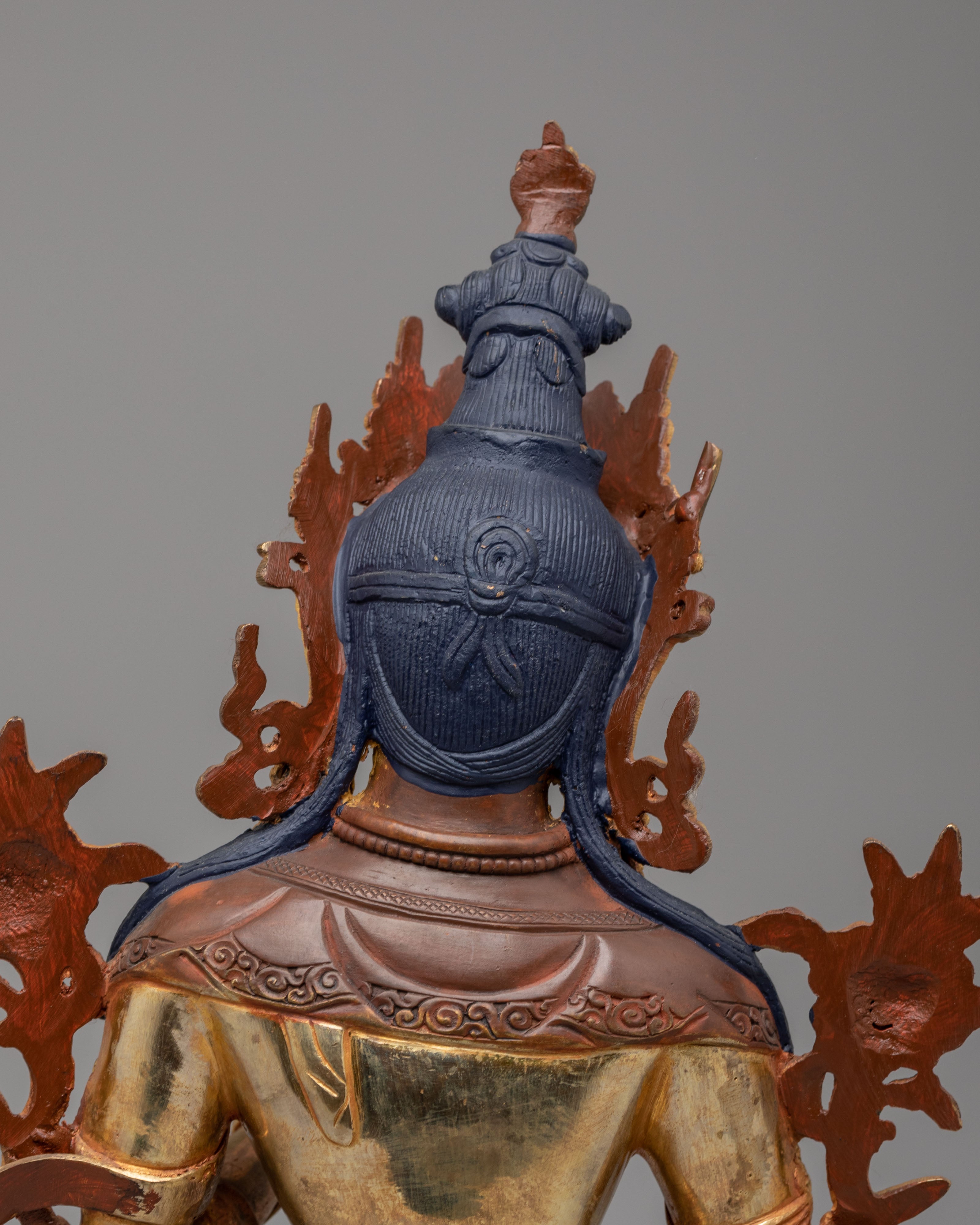 Tibetan White Tara Healing Sculpture | Spiritual Healing Statue