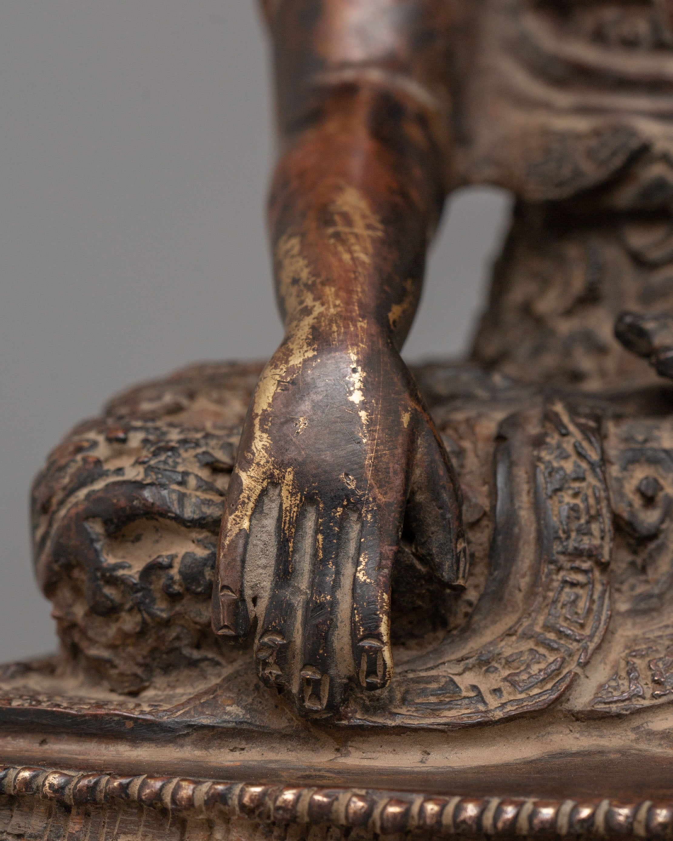 Handmade Tibetan Shakyamuni Buddha Statue | Himalayan Art