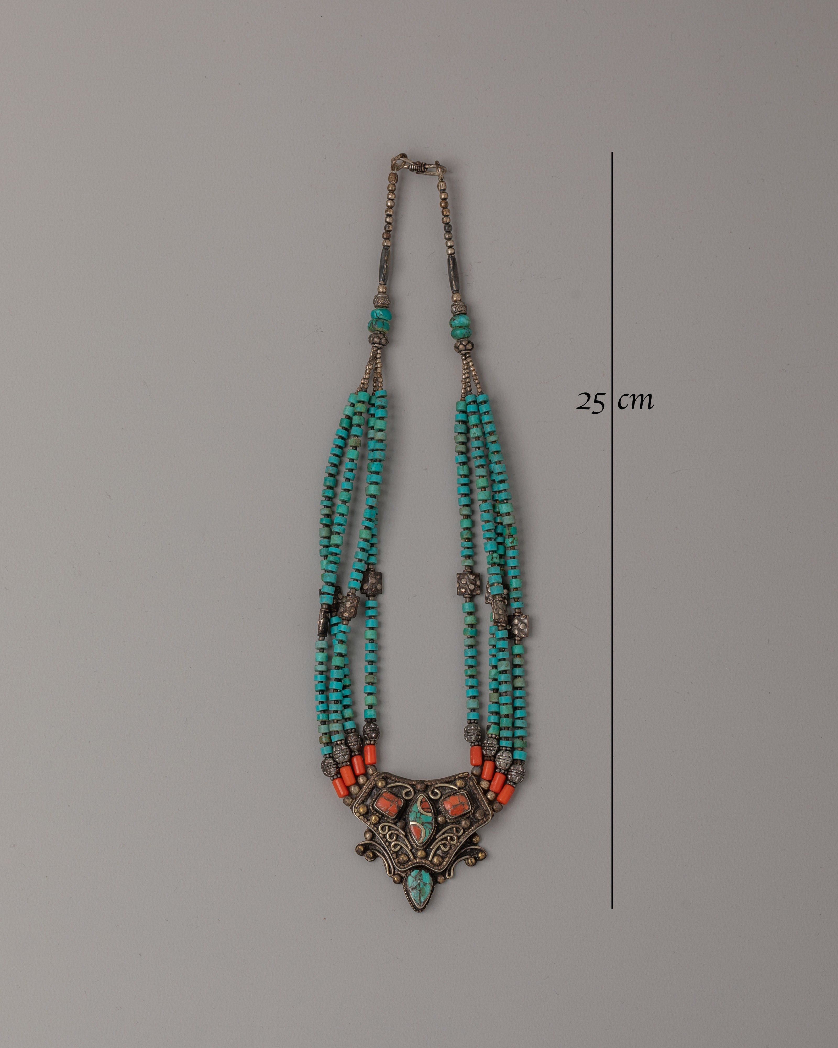 Handmade Tibetan Necklace | Spiritual Jewelry