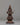 Traditional Lotus Blossom Stupa | Handcrafted Oxidized Copper Sacred Decor