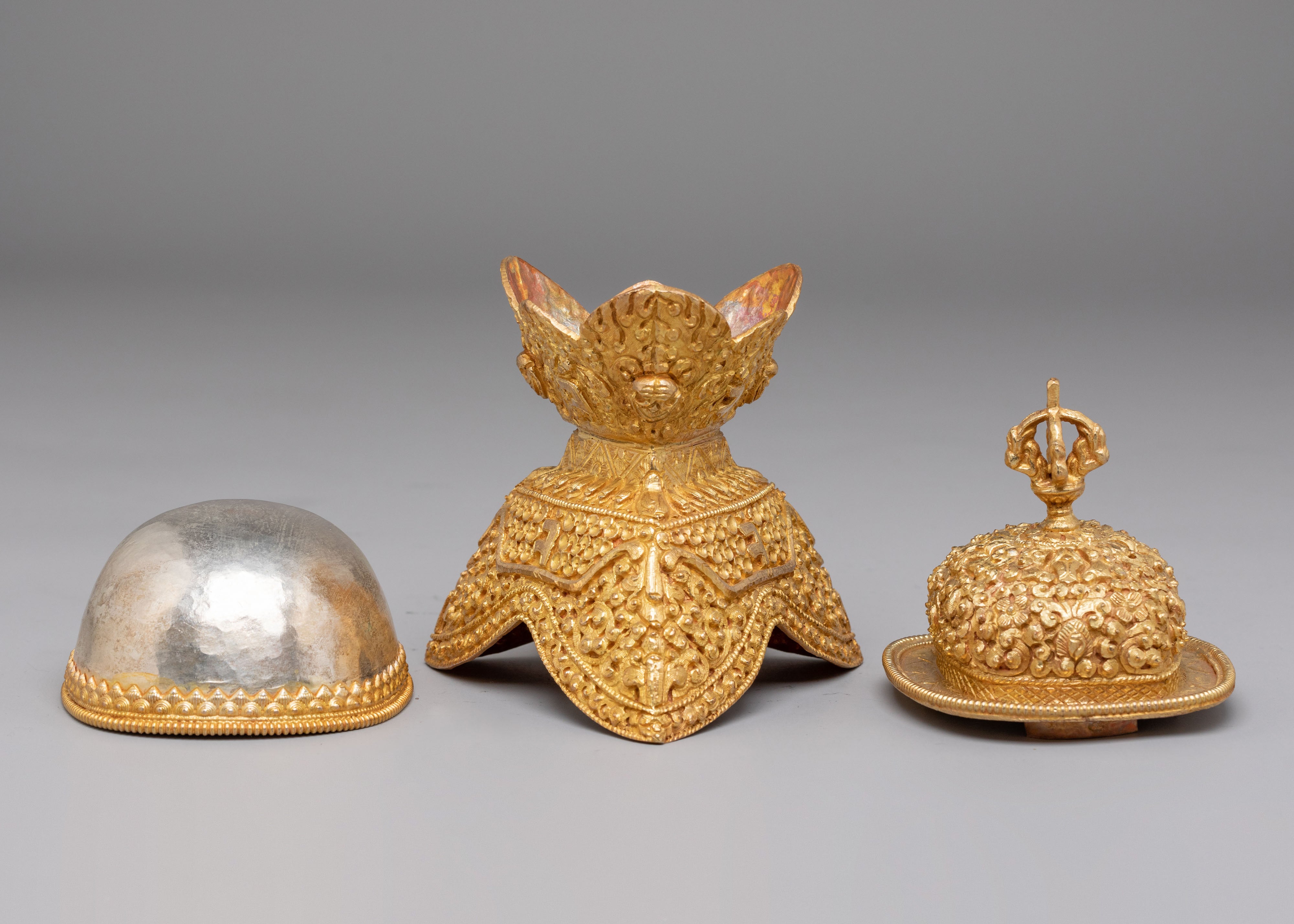 Kapala Ritual Skull Cup Set | Handcrafted Buddhist Kapala