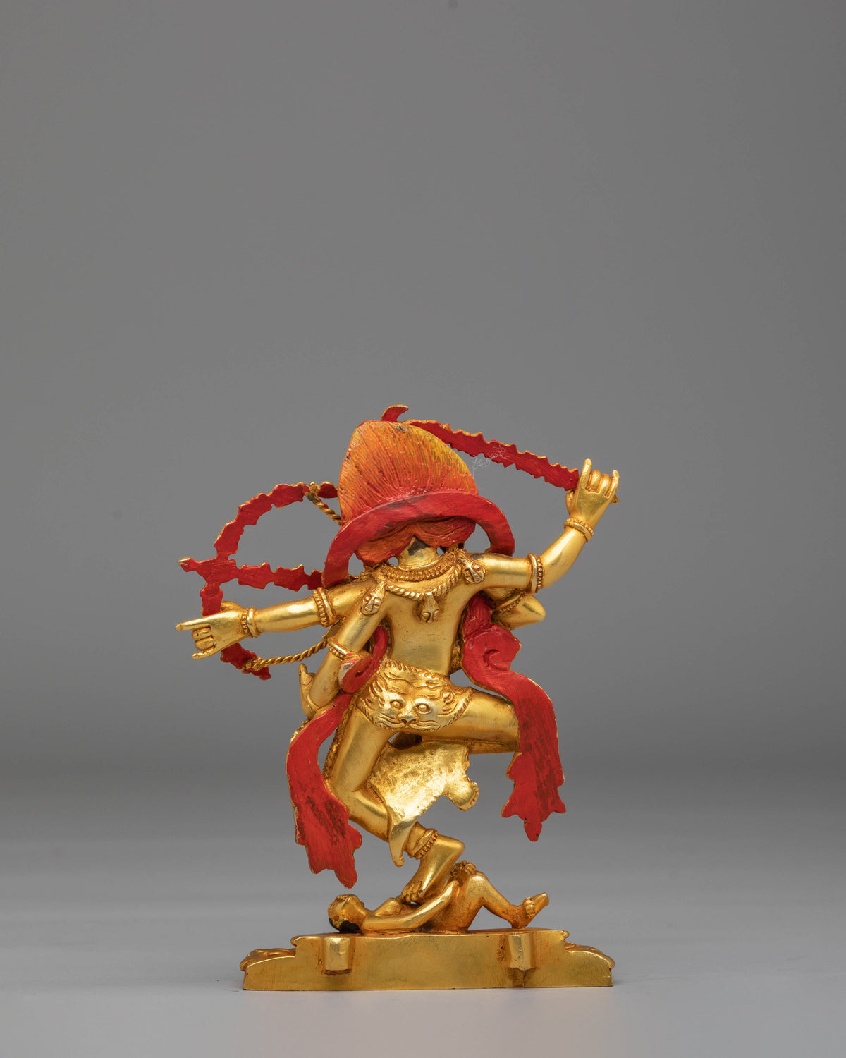 Handcrafted Kurukulla Buddhist Statue | Tibetan Tantric Goddess Sculpture