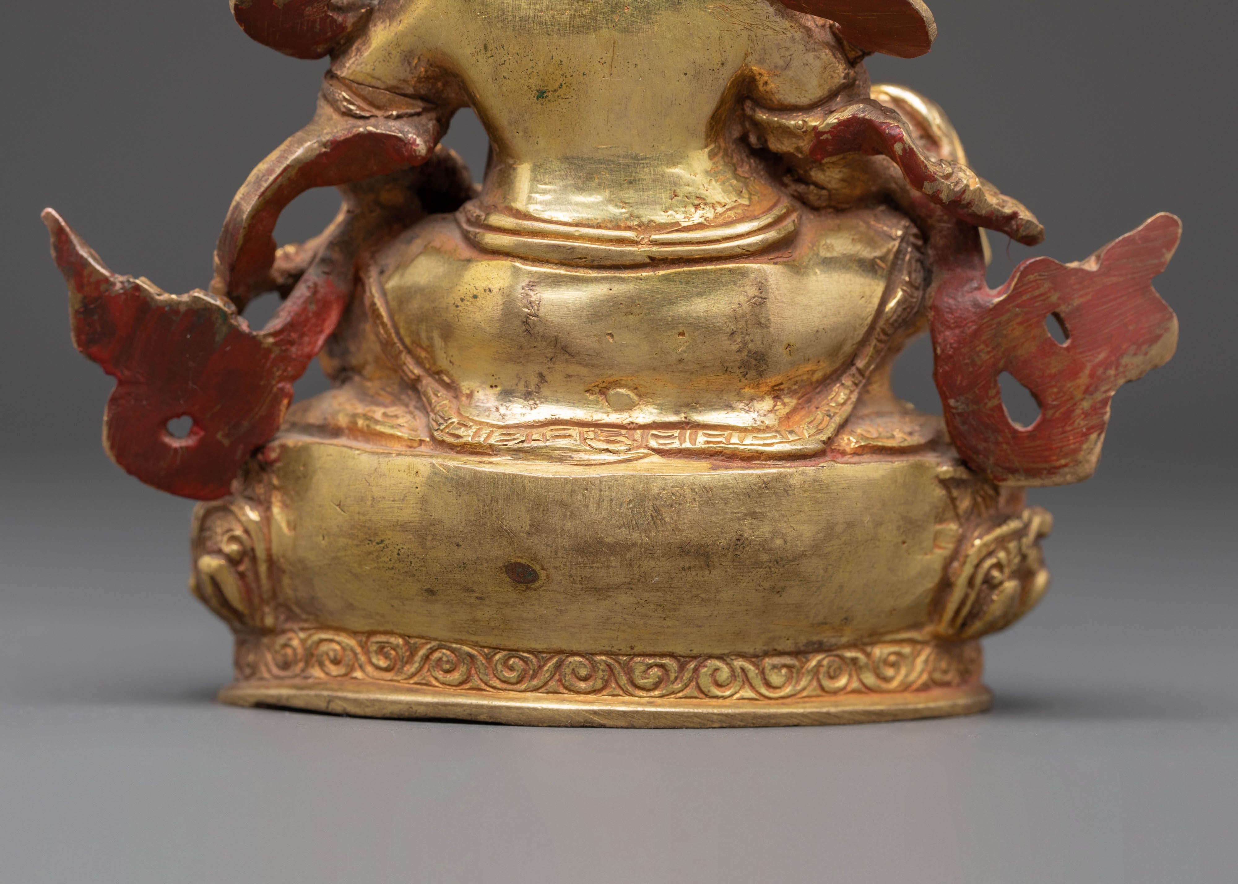 Handcrafted Copper Statue of Dzambhala | Embodiment of Wealth and Prosperity