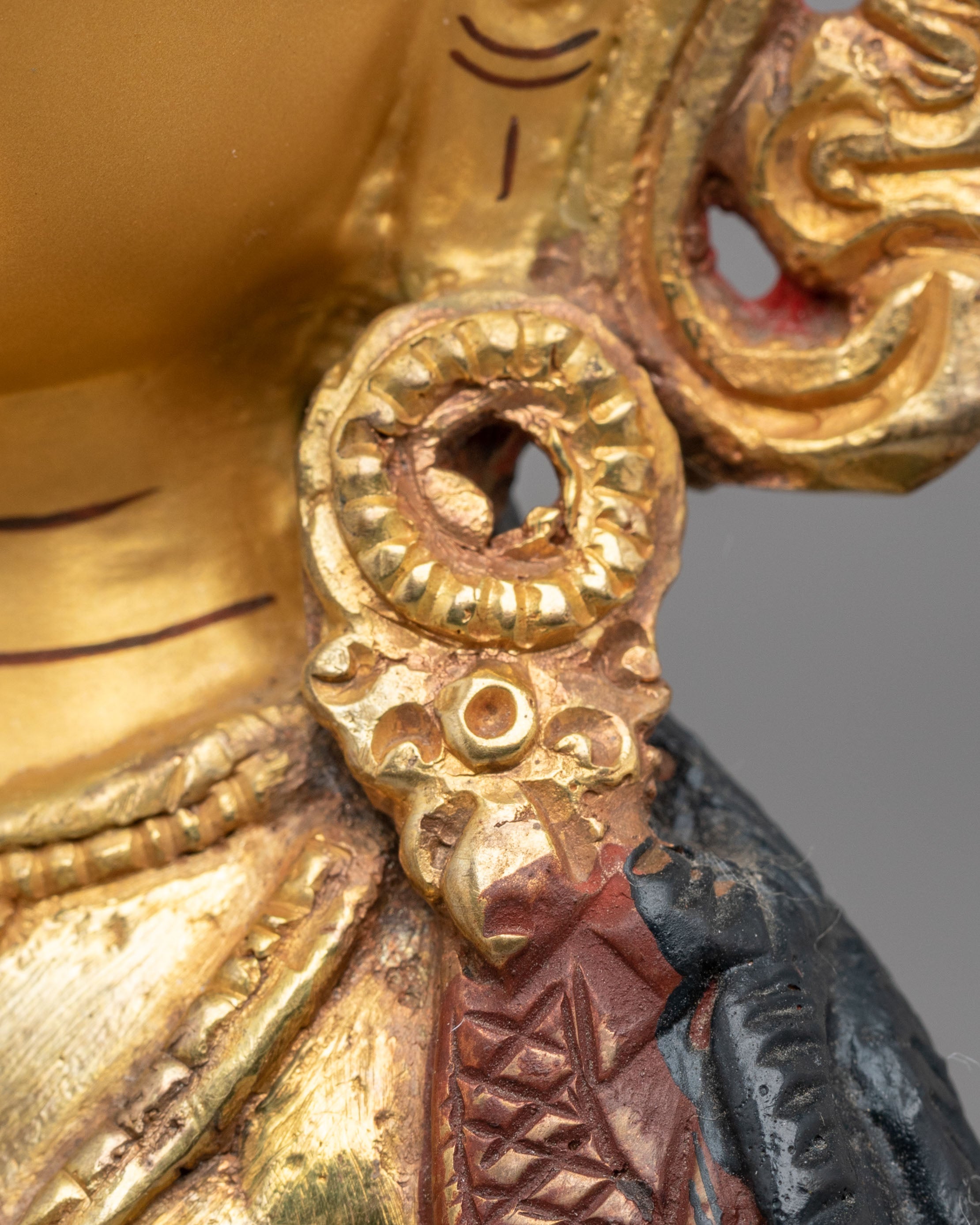 Buddhist Purification Vajrasattva Deity Statue | 24K Gold Plated Vajrasattva