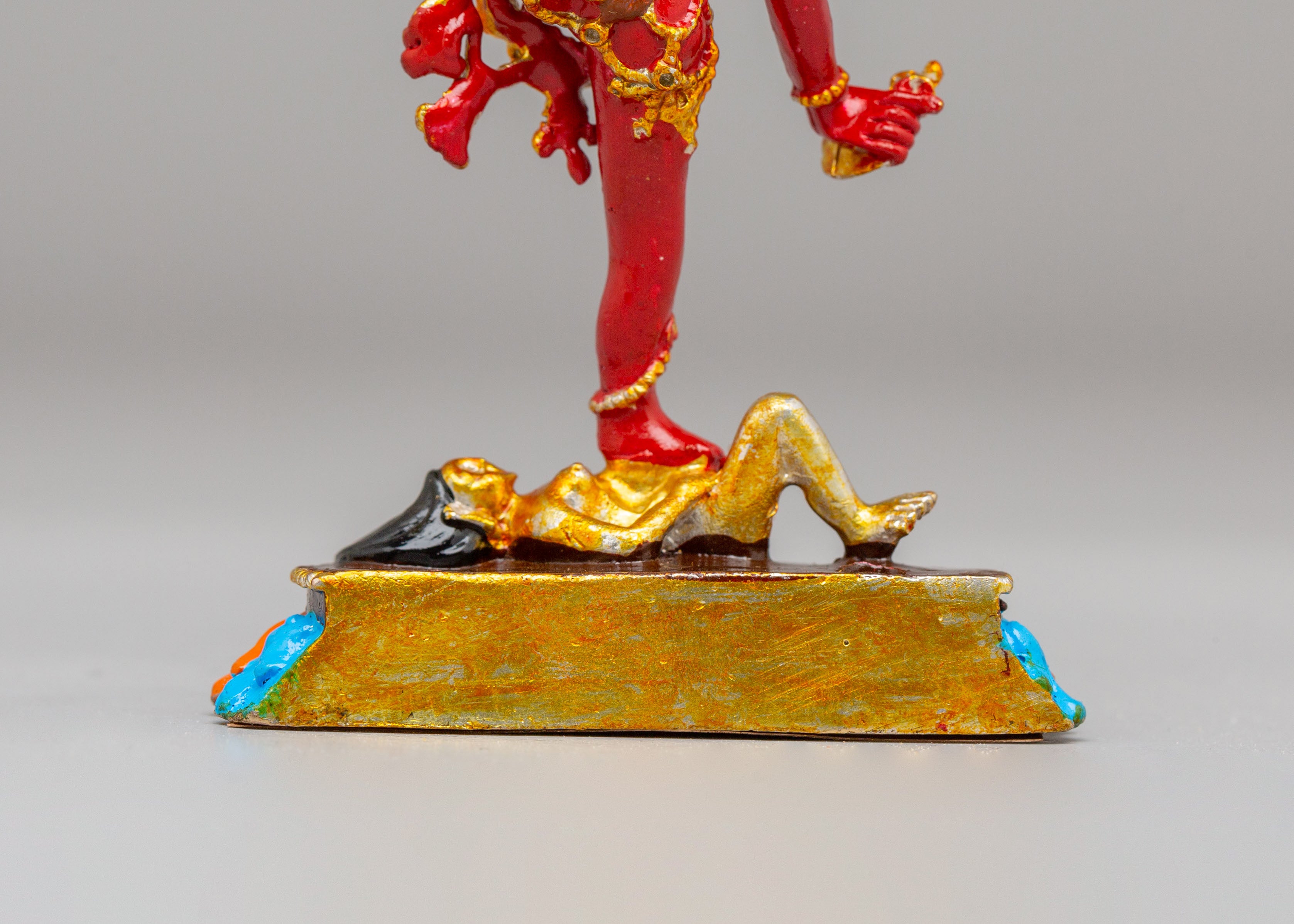 Handcrafted Flying Vajrayogini Sculpture | Hand Painted Buddhist Dakini