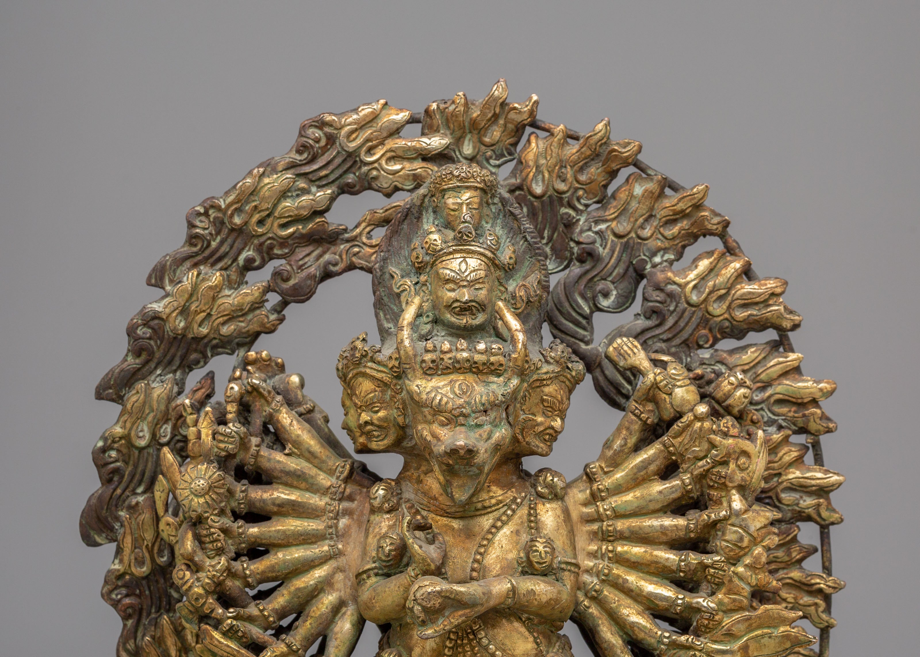 Sacred Yamantaka Deity Statue | Tibetan Buddhist Wrathful Deity