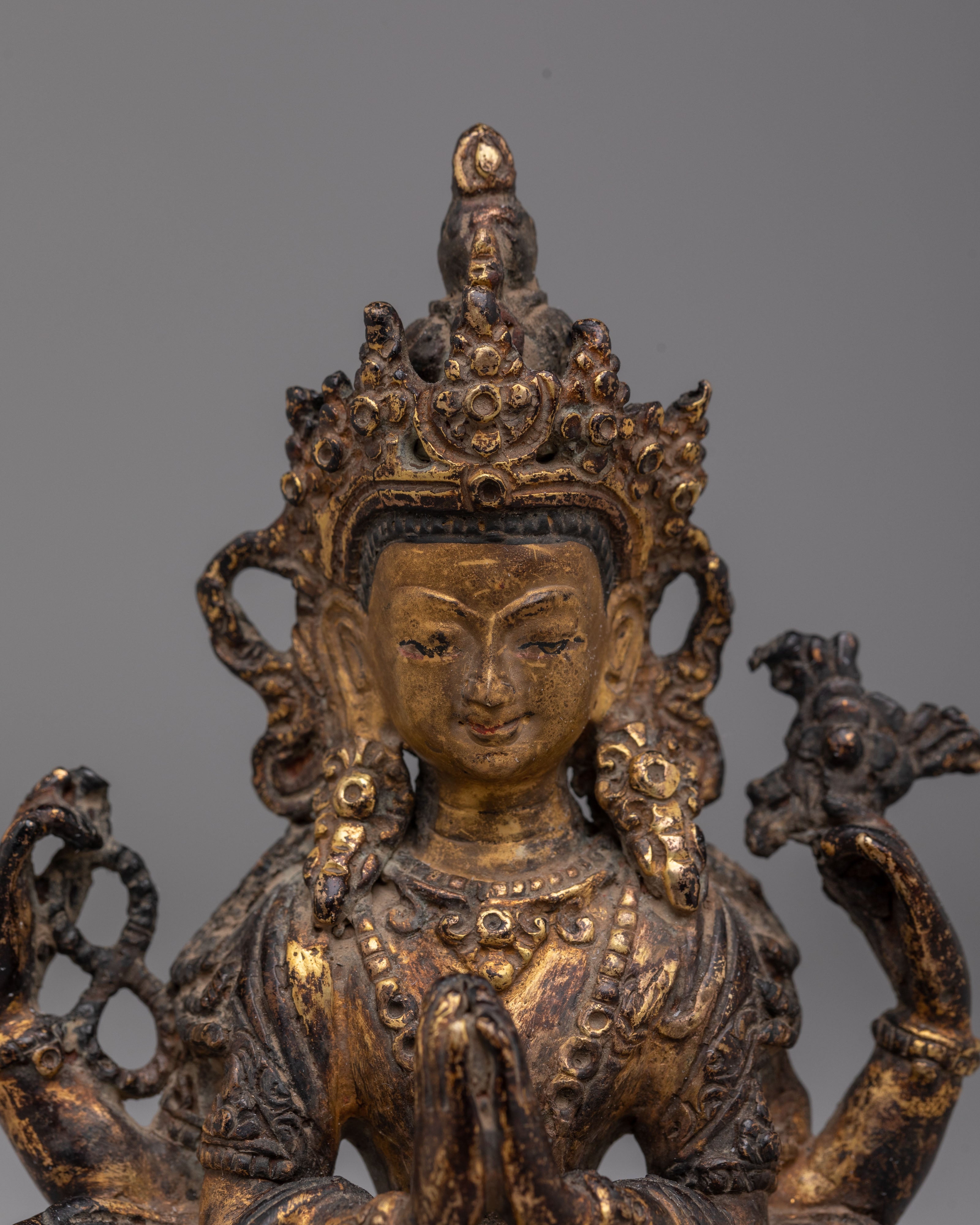 Chenrezig Compassion Deity Figurine | Avalokiteshvara Statue
