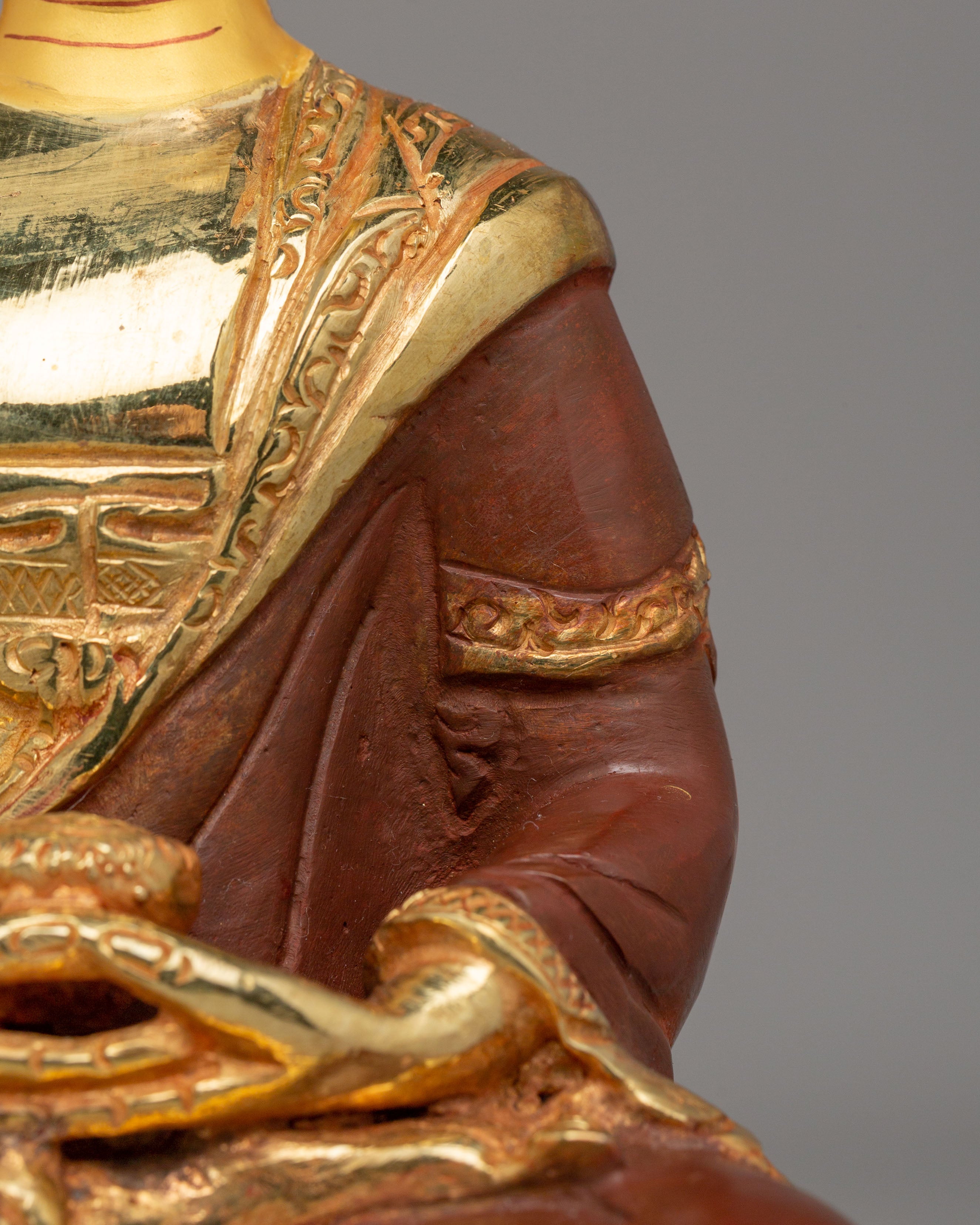 Enlightened Amitabha Buddha Sculpture | Tibetan Handmade Statue
