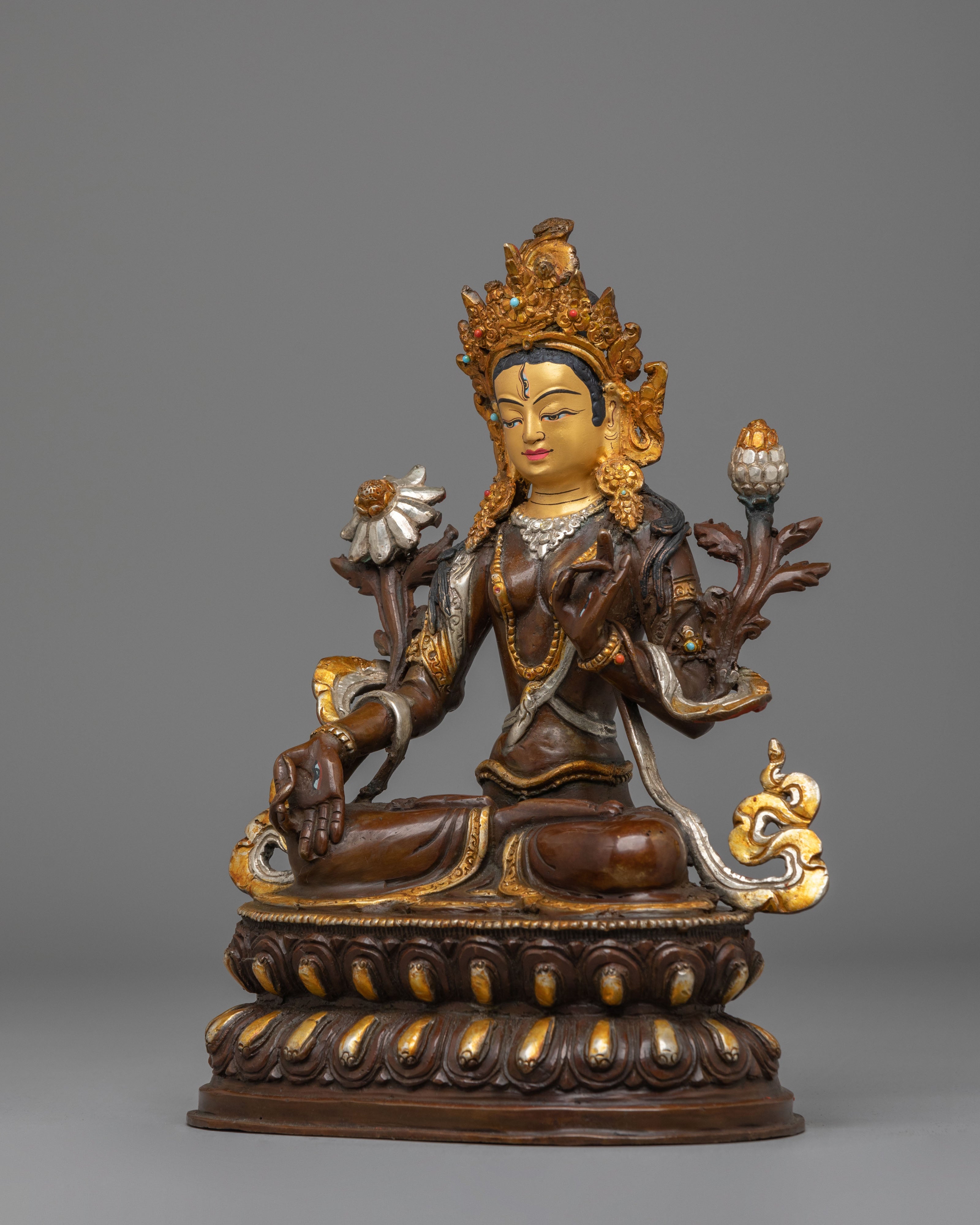 Traditional Sita Tara Statue | Buddhist Goddess of Compassion