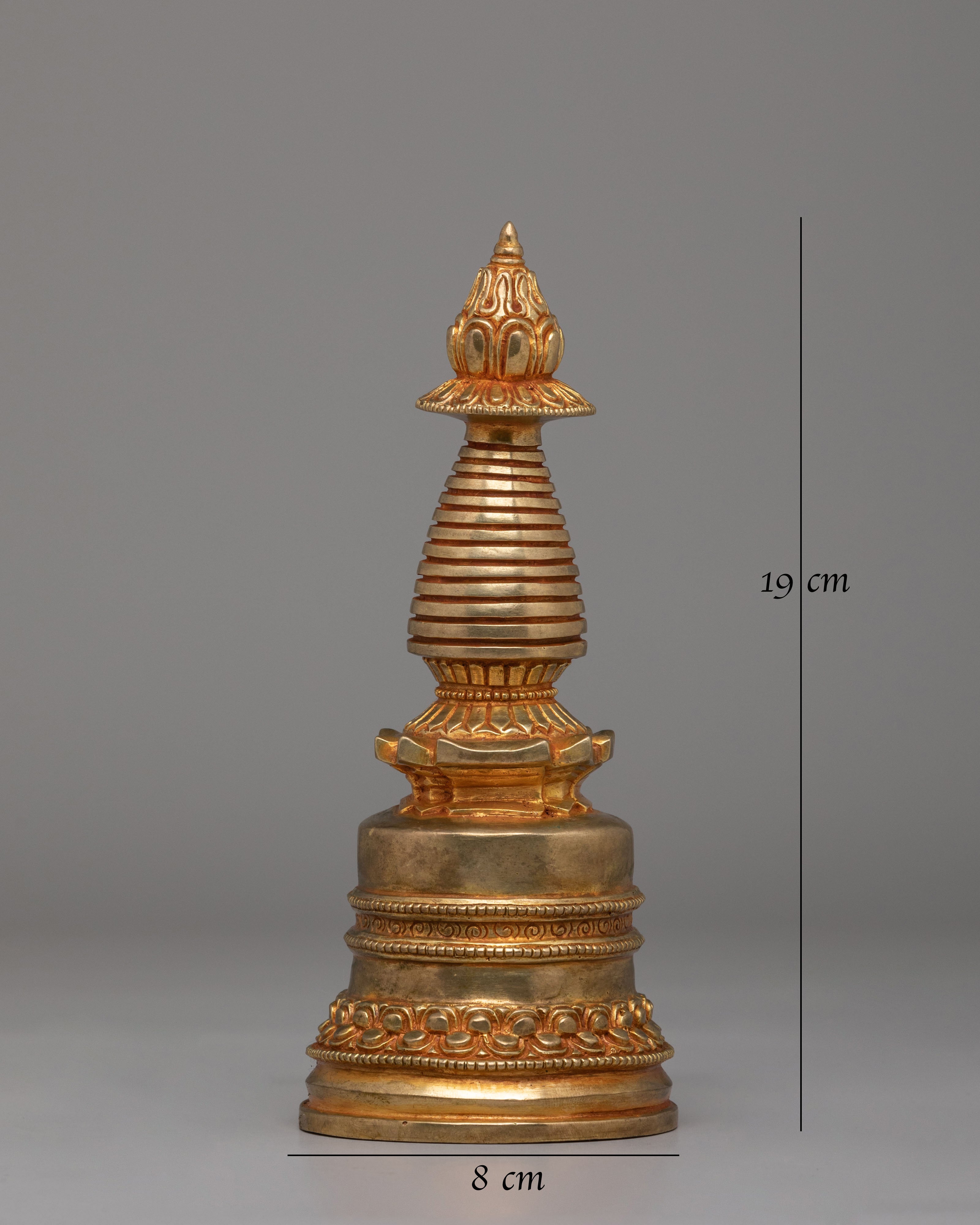 Kadampa Stupa for Sacred Offerings | Symbolizing Wisdom & Compassion