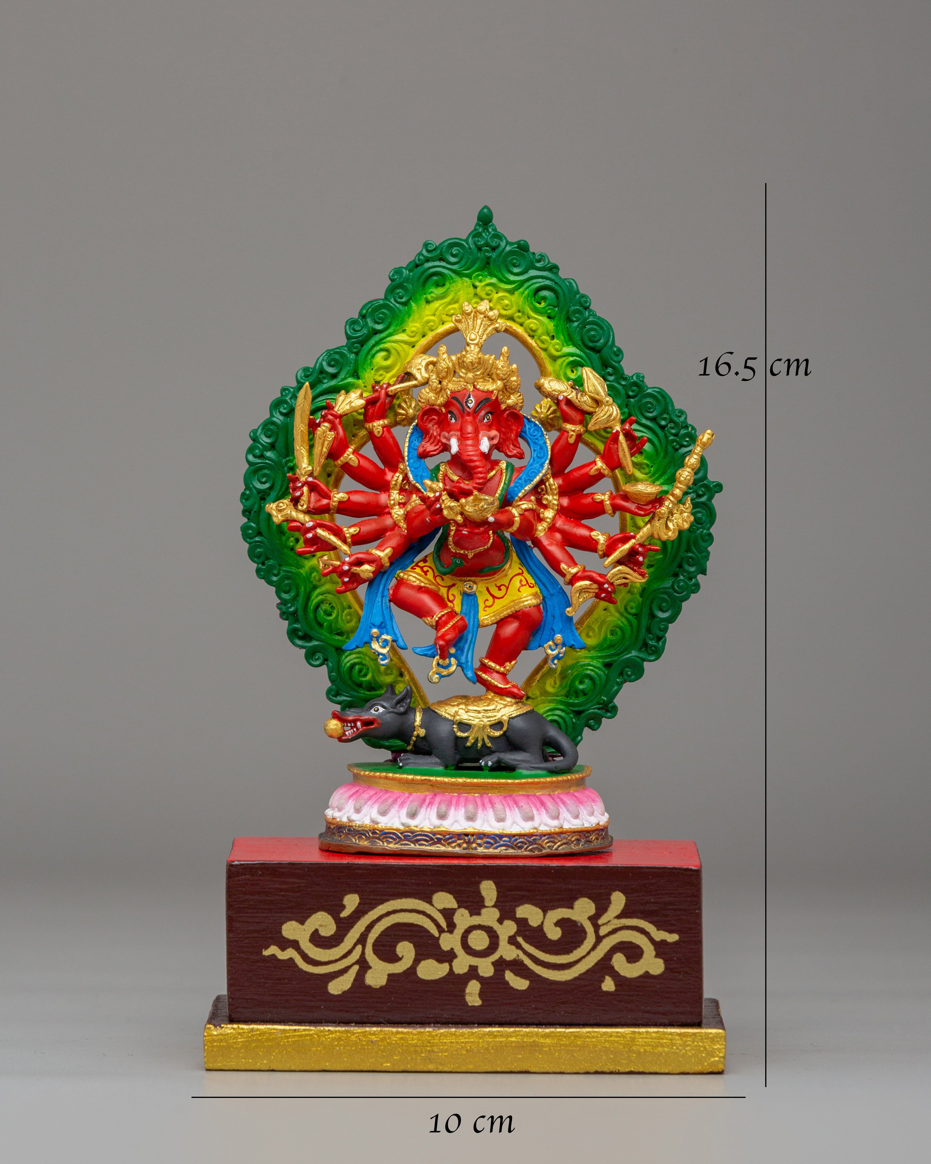 Traditional Ganpati Statue | Hindu Deity Figurine for Home Temple