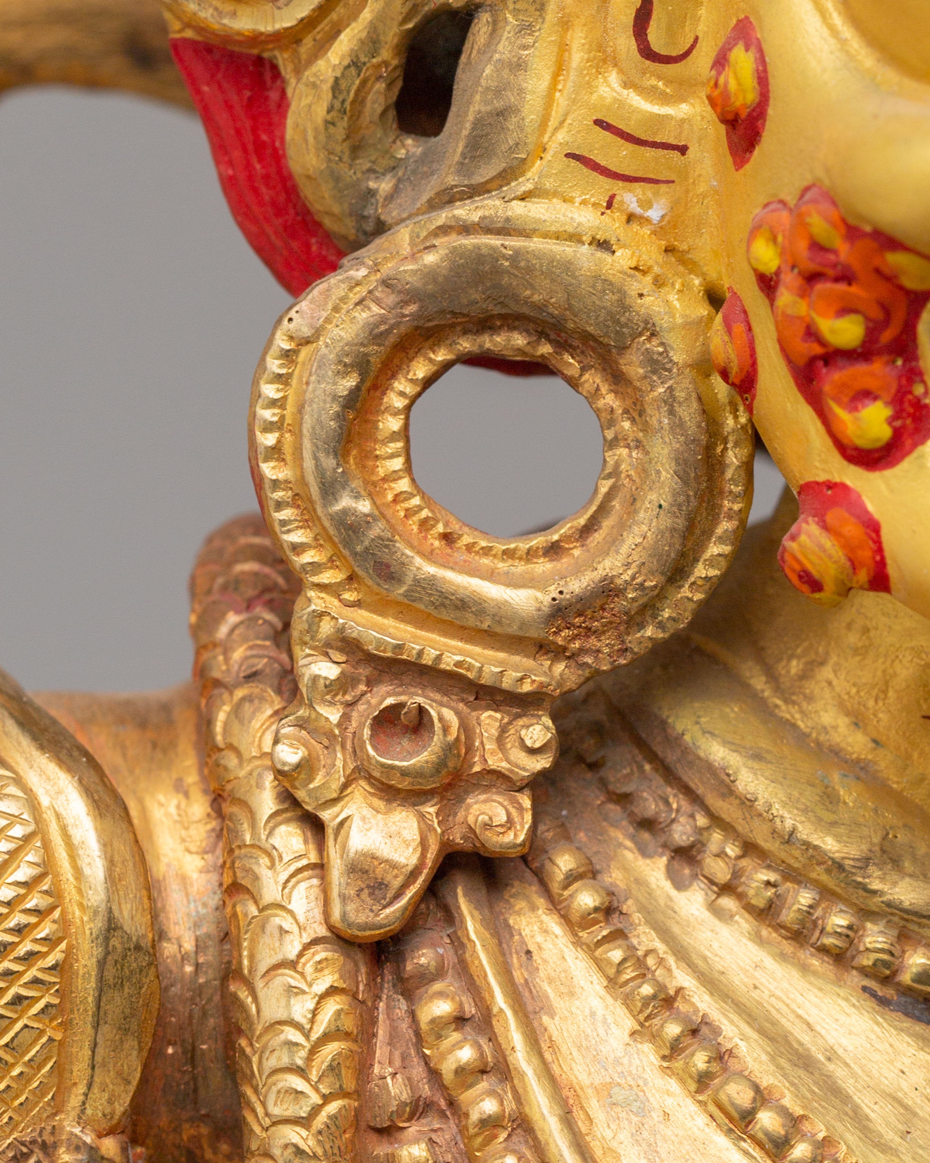 Traditional Vajrapani Spiritual Sculpture | Tibetan Buddha of Power