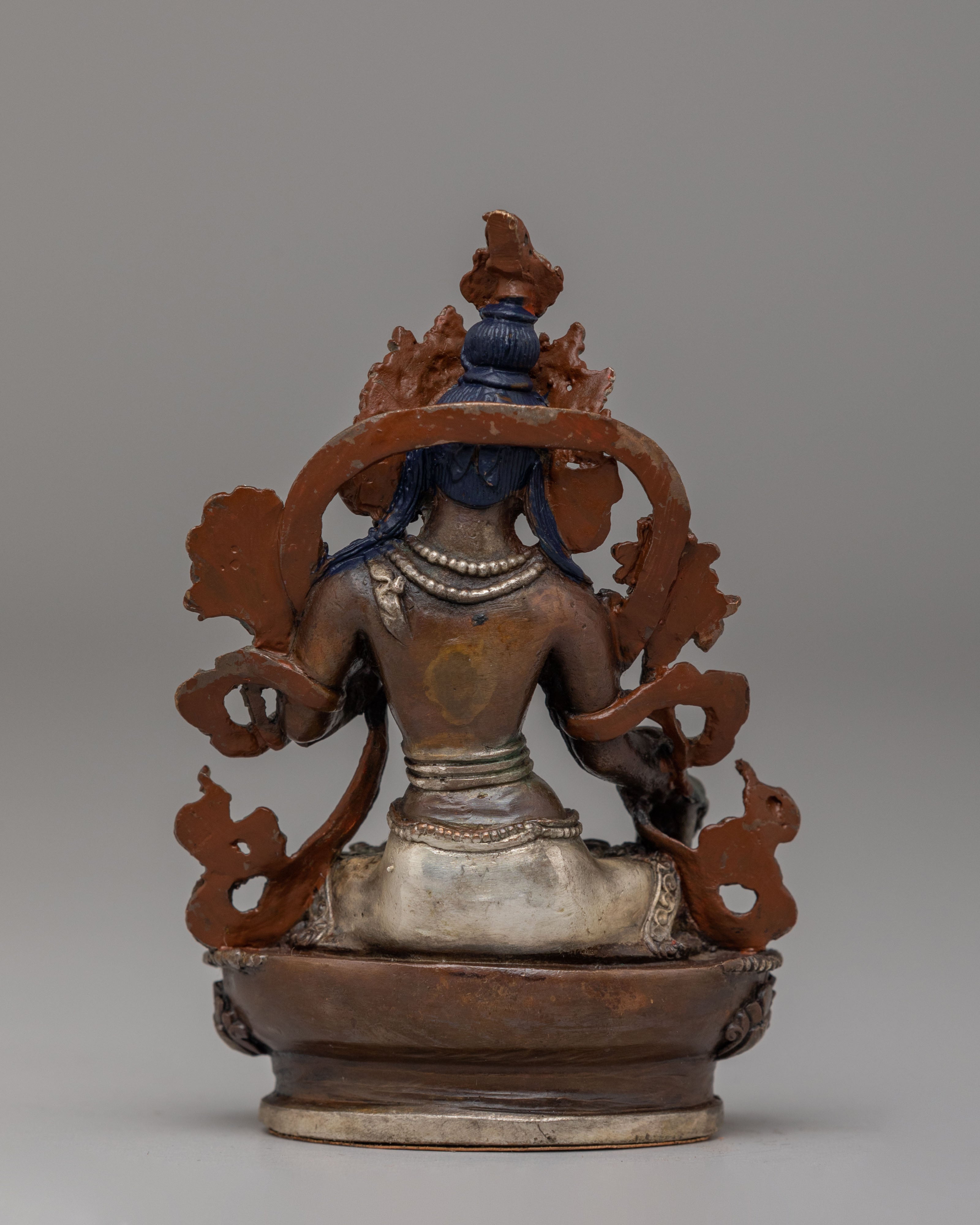 White Tara Compassion Deity Tibetan Statue | Handcrafted Spiritual Decor