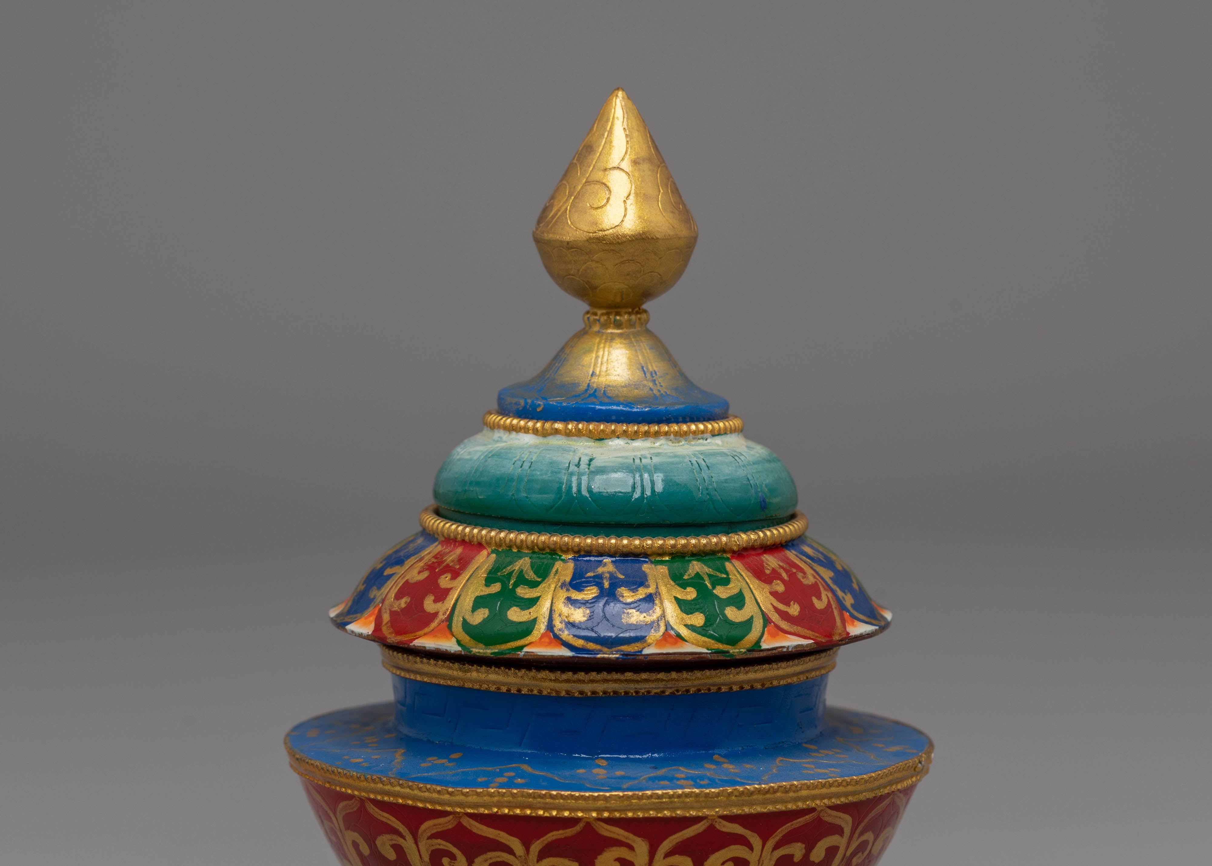 Buddhist Copper Rice Pot | Perfect for Sacred Offerings