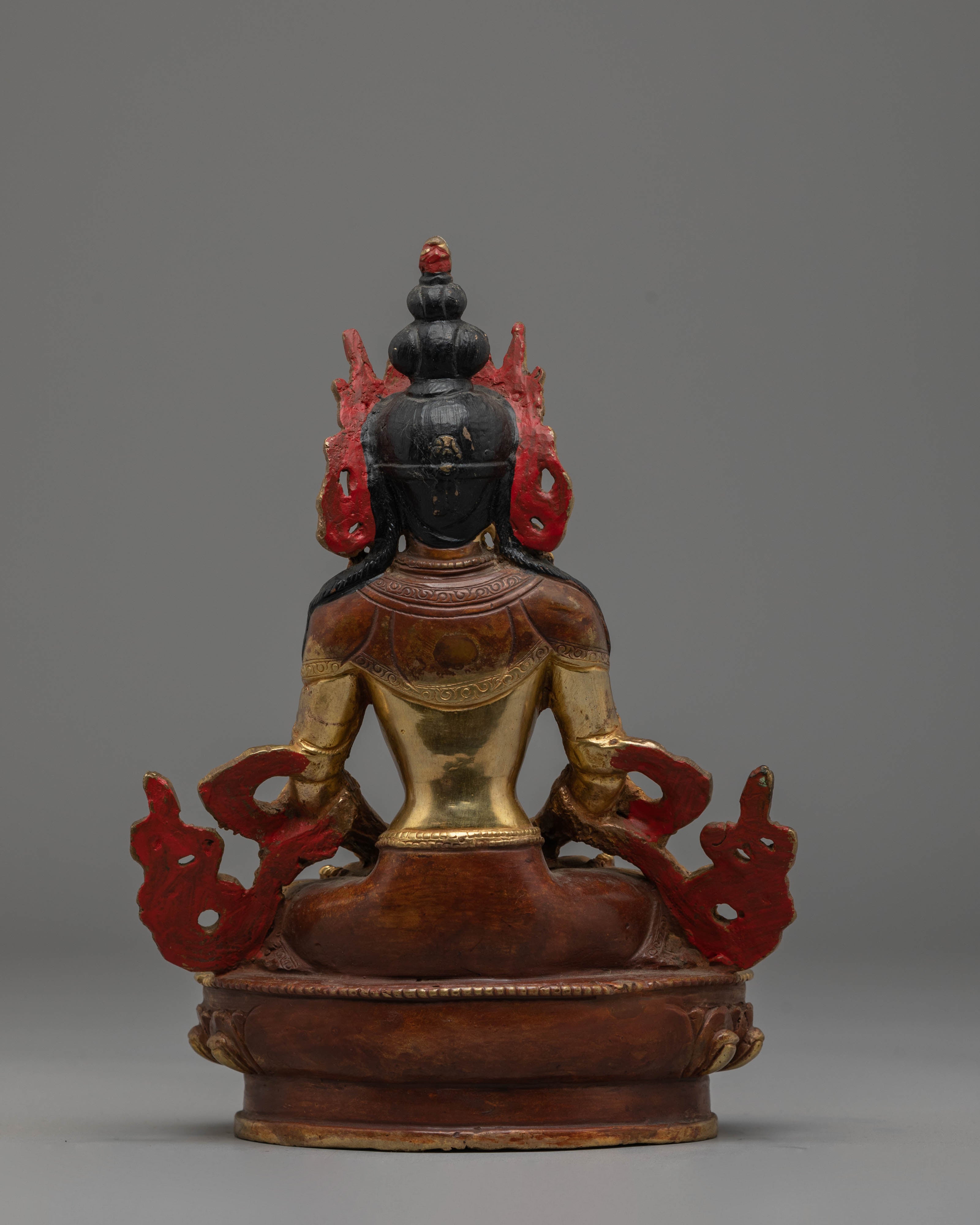 Tibetan Sculpture of Amitayus | Buddha of Infinite Life and Longevity