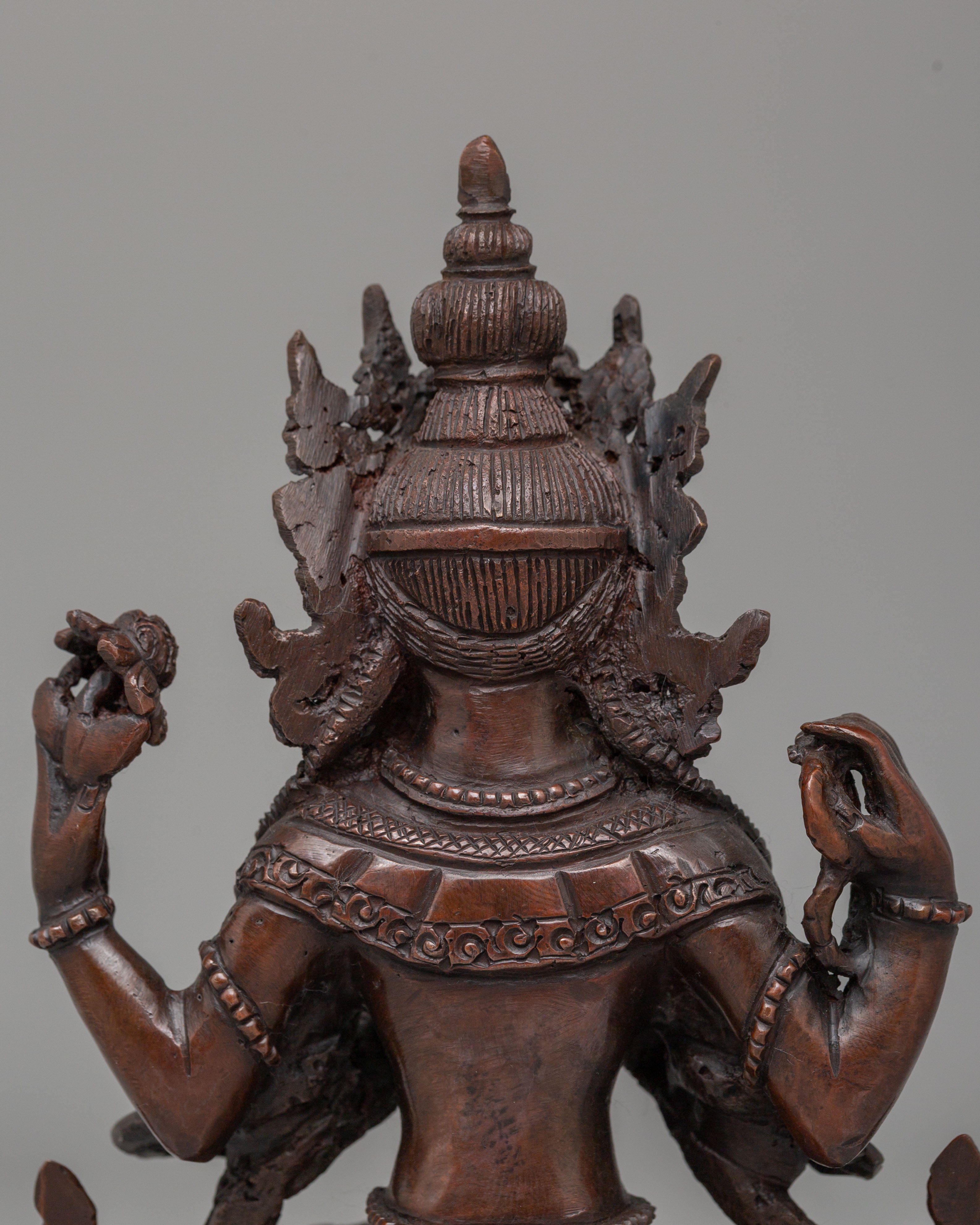 Traditional Chenrezig Deity Statue | Compassionate Bodhisattva