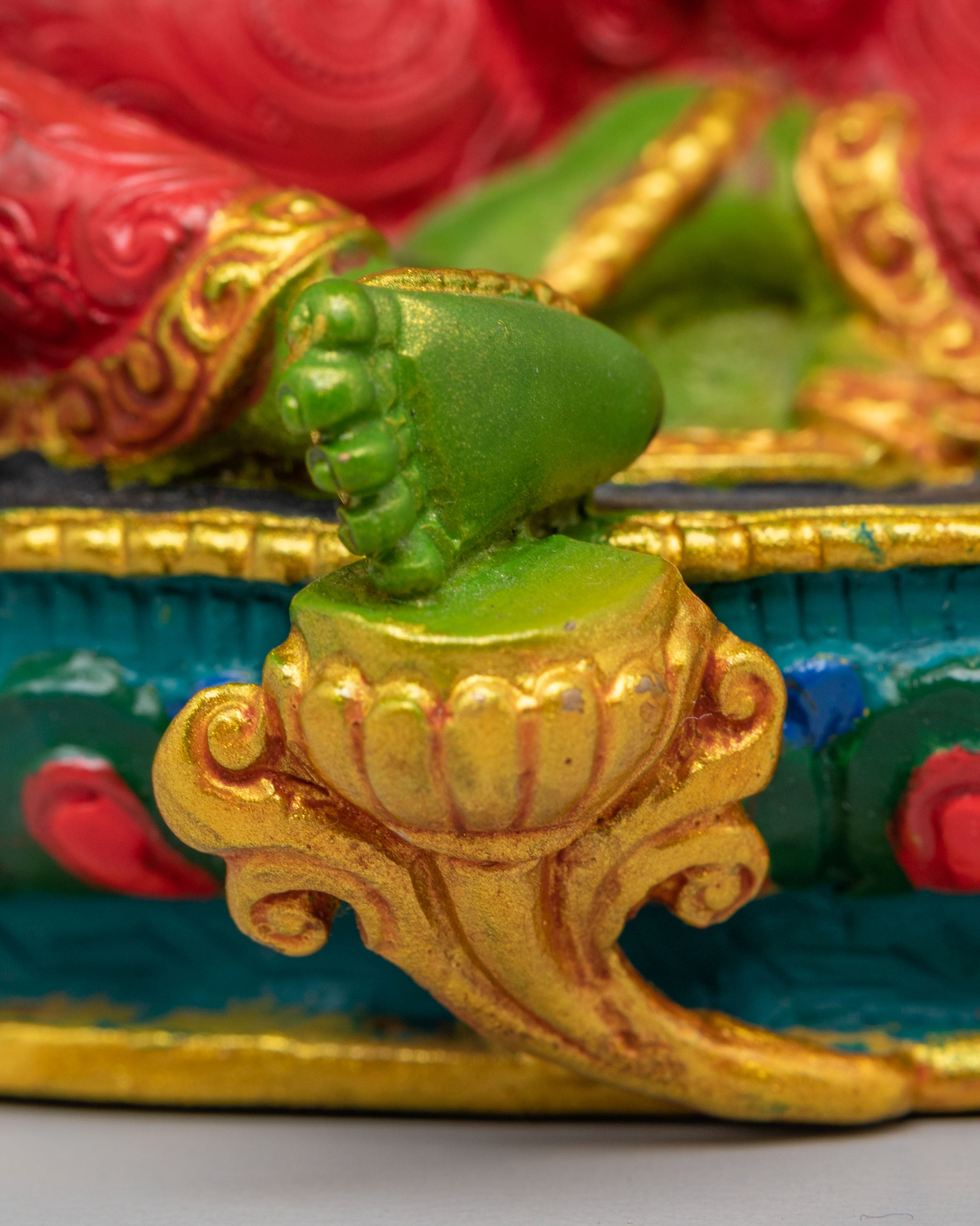 Divine Green Tara Goddess Sculpture | Handcrafted Statue for Spiritual Blessings
