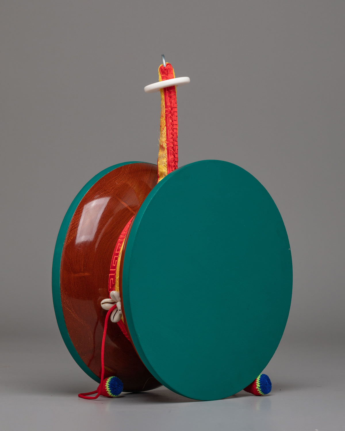 Tibetan Ritual Damaru Drum | A Sacred Tool for Meditation & Prayer