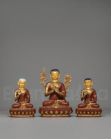 Tsongkhapa Statue Set The Founders of Gelug School