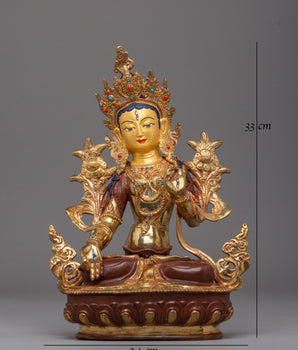 Handmade Traditional  White Tara Artwork