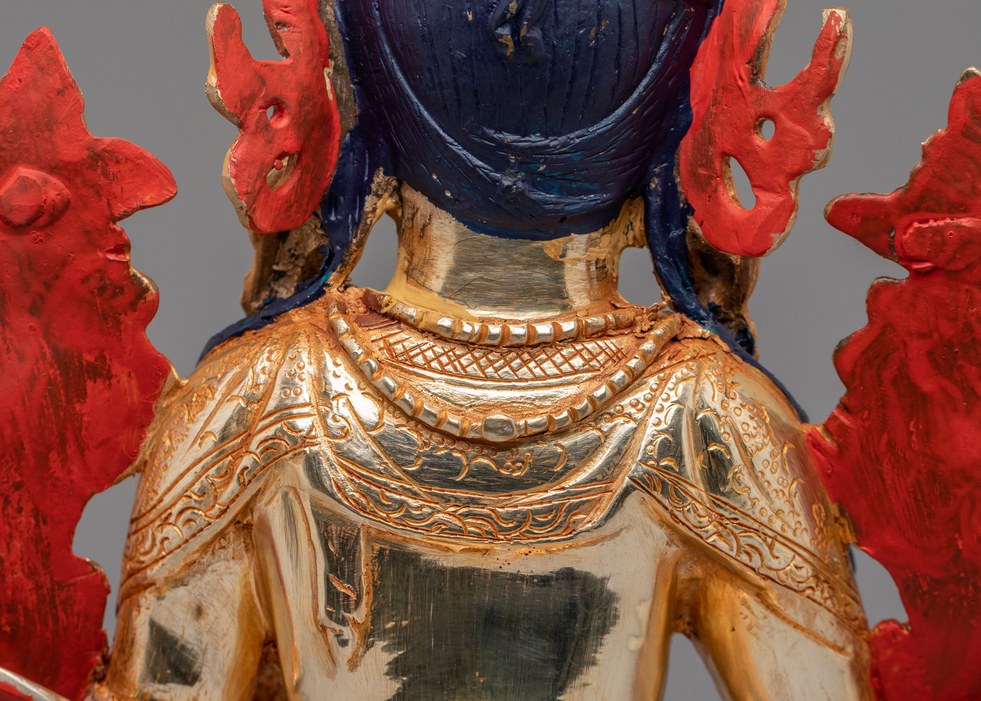 Handmade Green Tara Deity Sculpture | Tibetan Goddess of Compassion