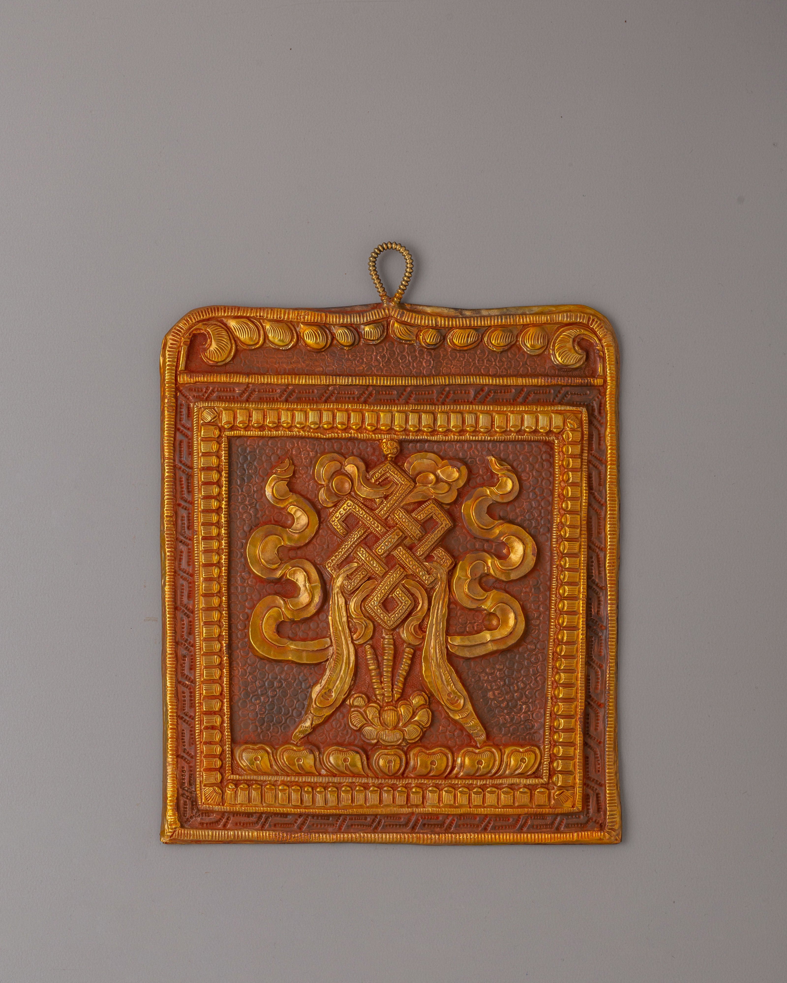 Eight Auspicious Symbols Locket | Symbolic Jewelry for Blessings