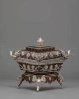 Decorative Silver Plated Incense Burner