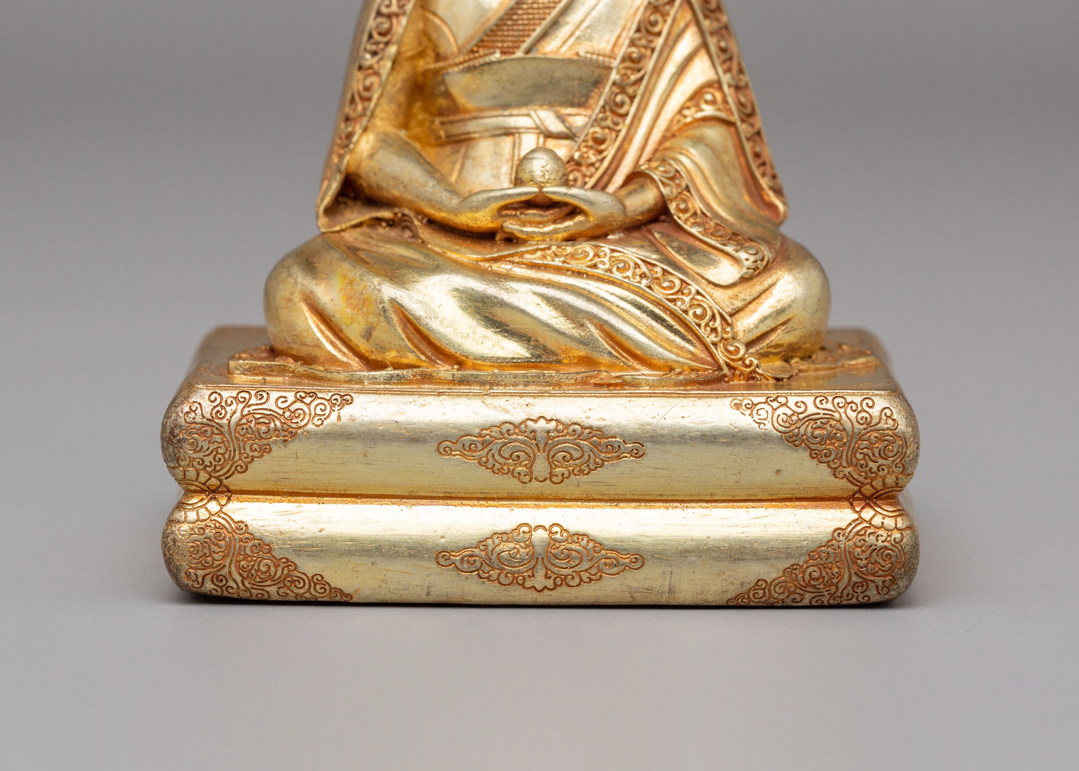 Buddhist Teacher Marpa Sculpture | Marpa Statue for Altar and Meditation