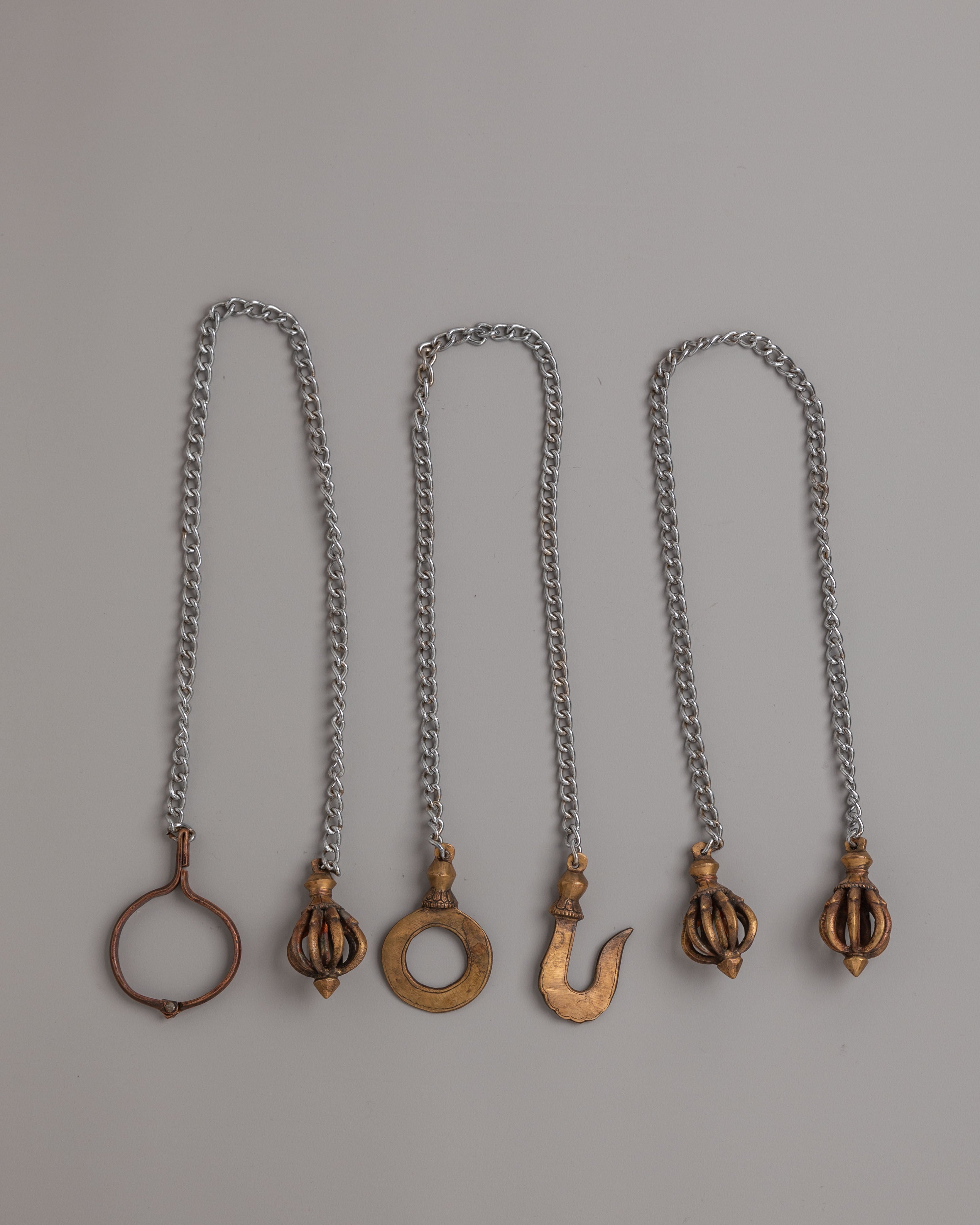 Tibetan Ritual Items Set | Handcrafted Religious Artifacts for Sacred Ceremonies