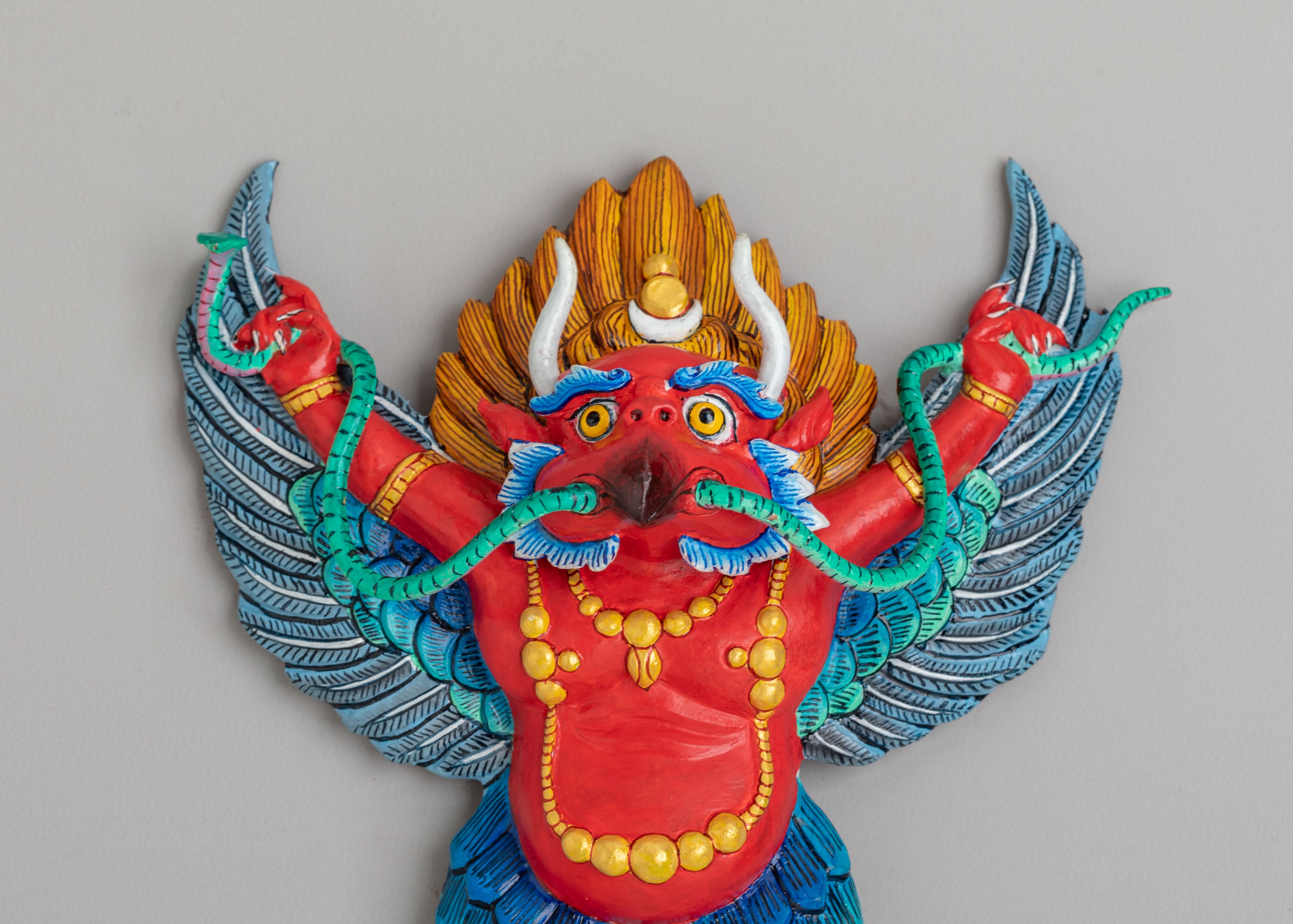 Mythical Garuda Wall Hanging for Decor | Handcrafted Garuda Bird Statue