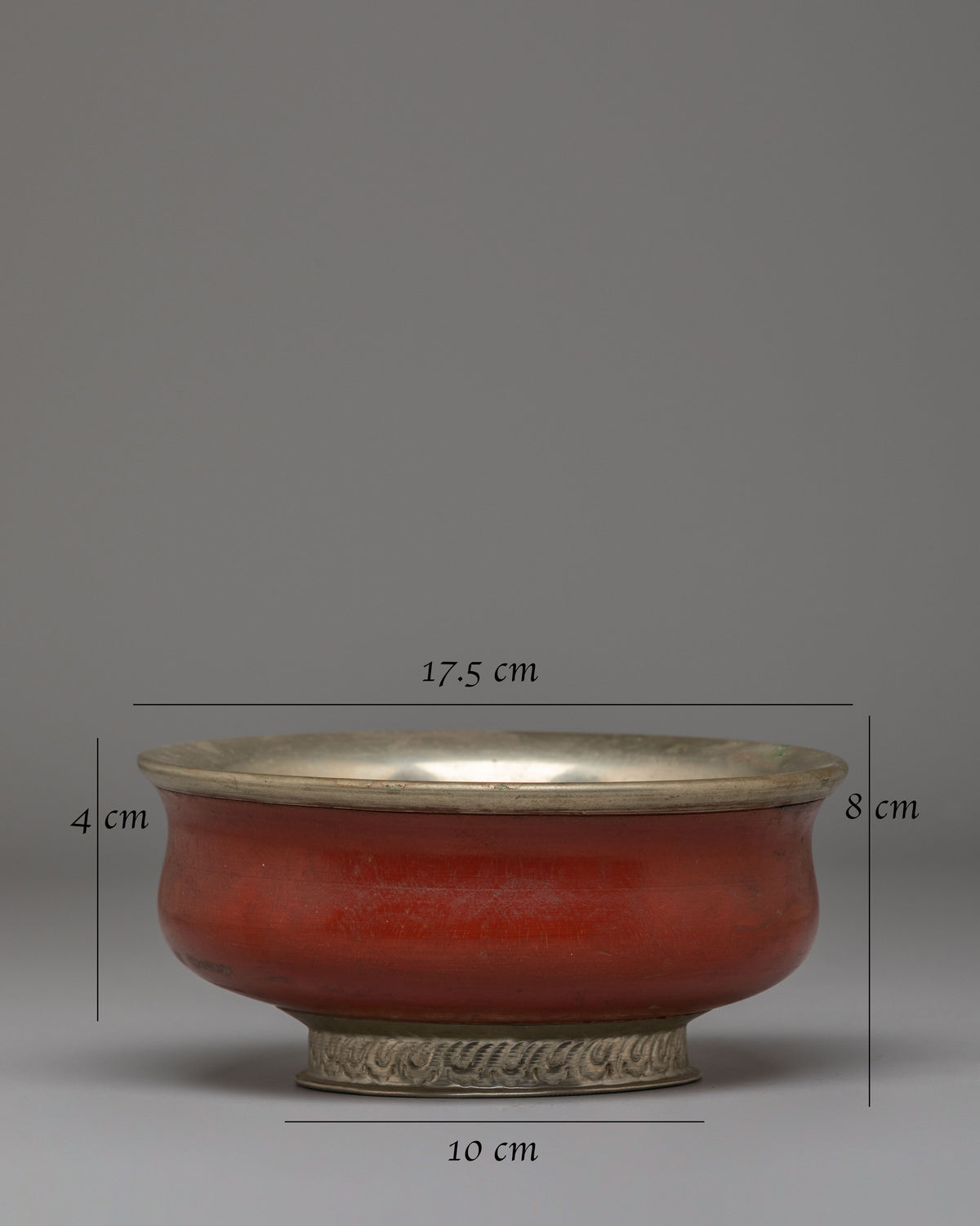 Sacred Tibetan Ritual Offering Bowl | Spiritual Decor for Meditation