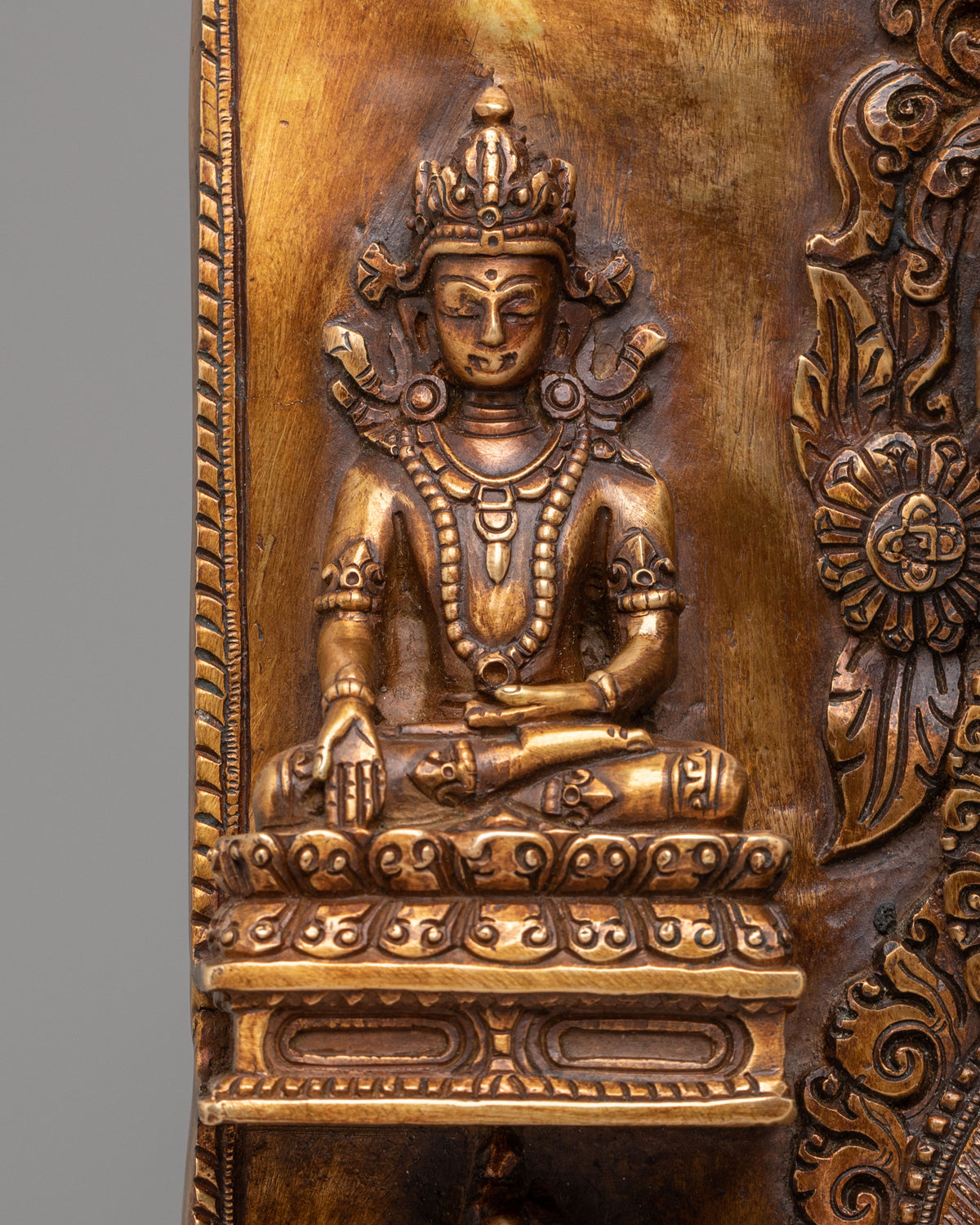 Carved Deity Wall Hanging | Sacred Artwork for Home Decor