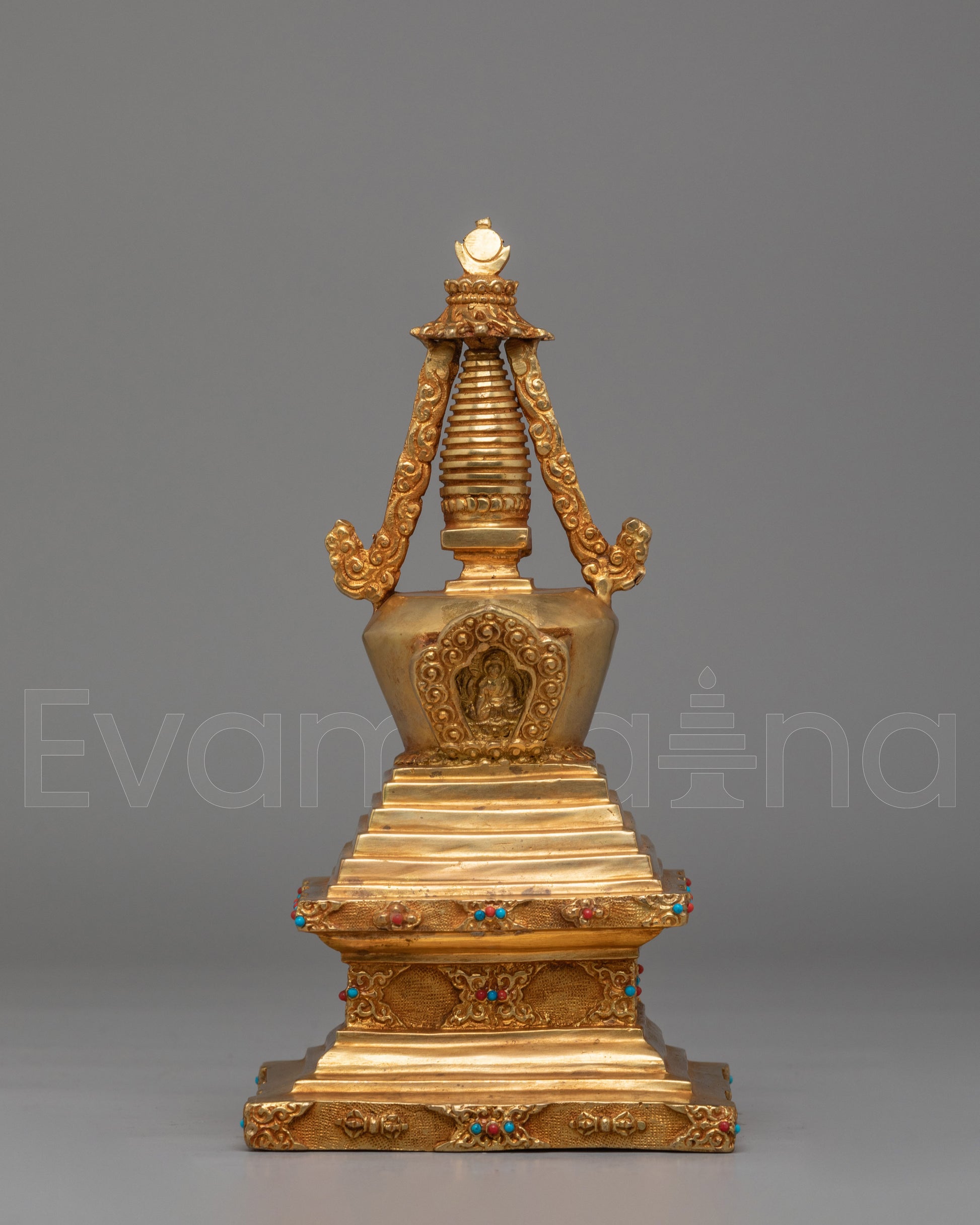 Gold Plated Enlightenment Stupa
