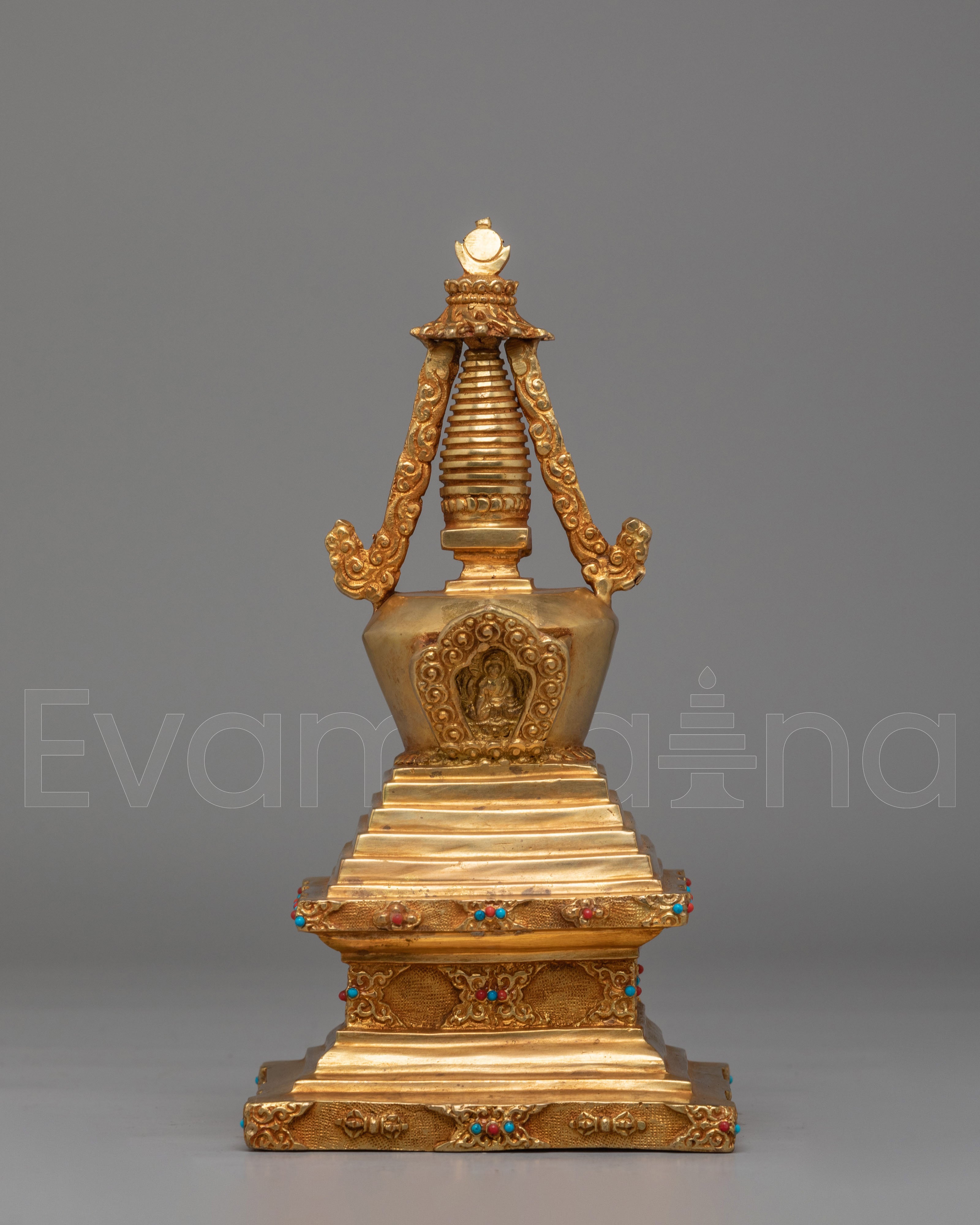 Gold Plated Enlightenment Stupa