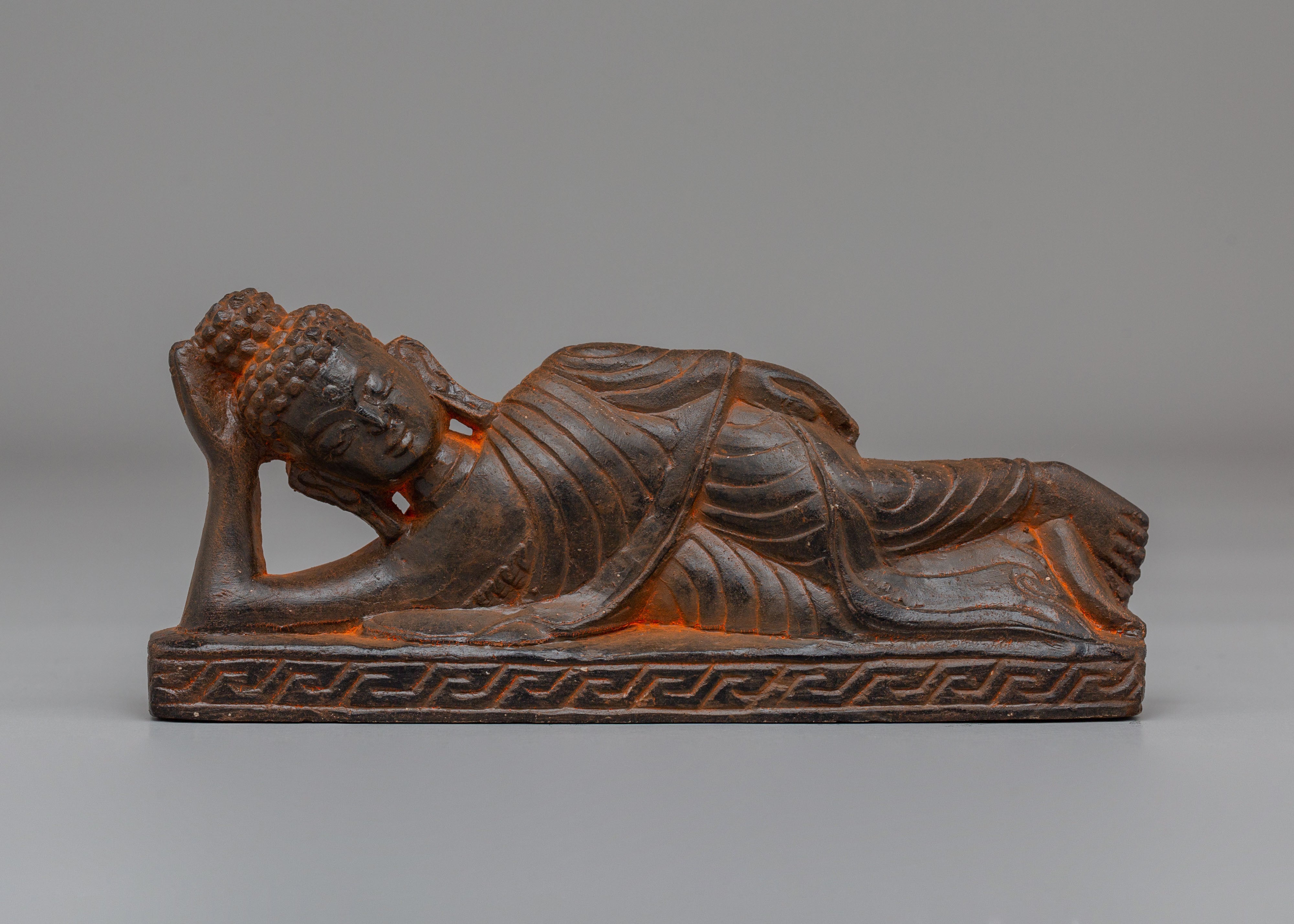 Handcrafted Sleeping Buddha Statue | Himalayan Meditation Art