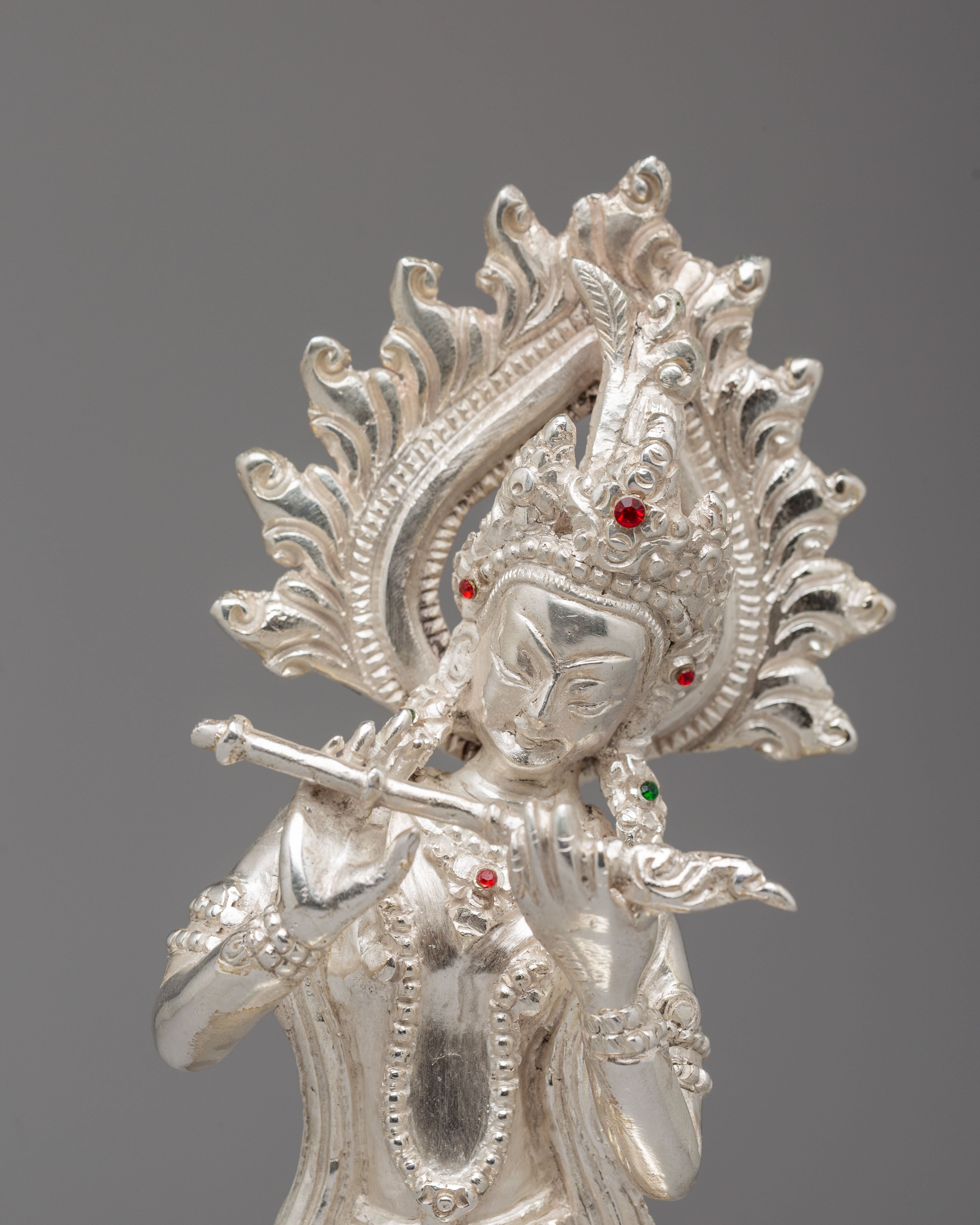 Traditional Radha Krishna Statue | Hindu Deity Figurine
