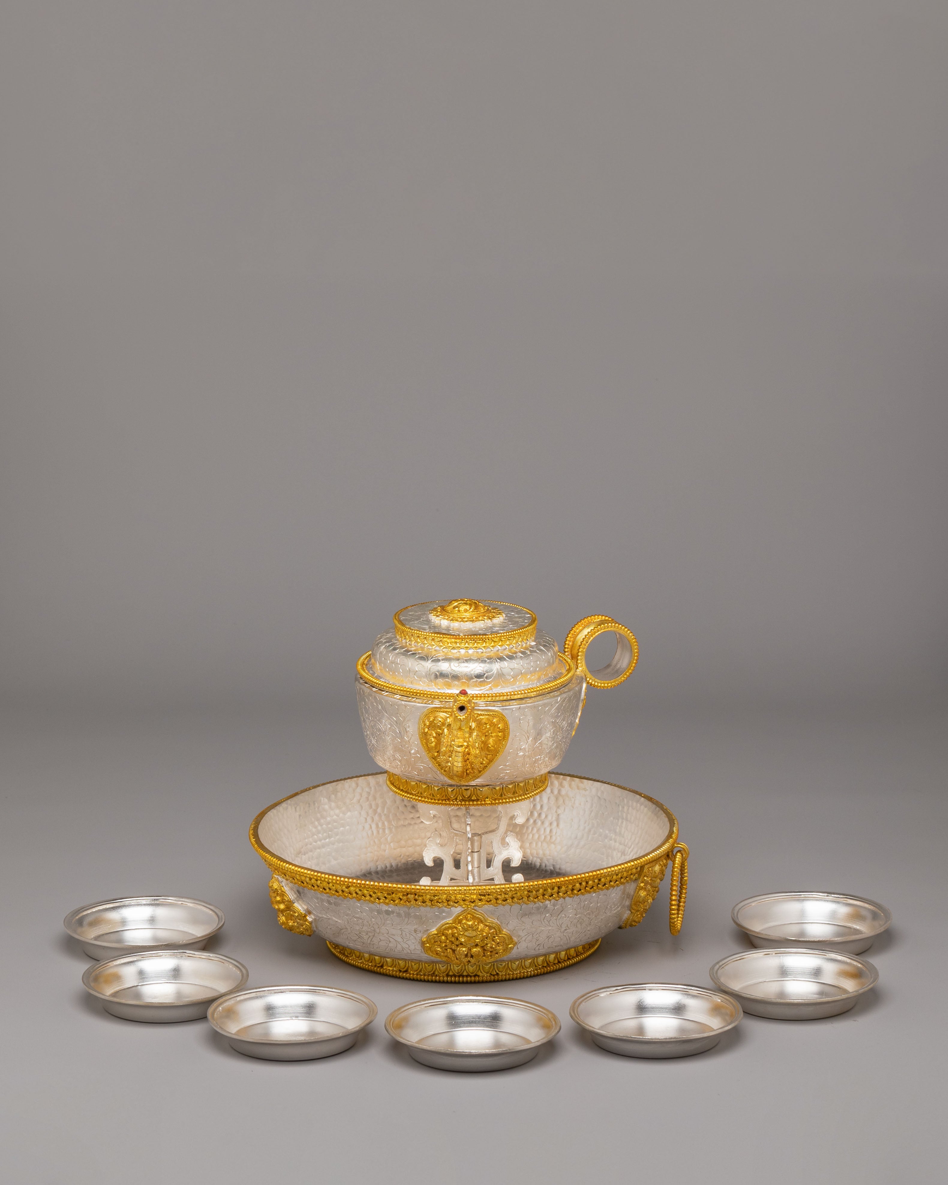Handmade Ritual Offering Set | Sacred Tibetan Altar Decor