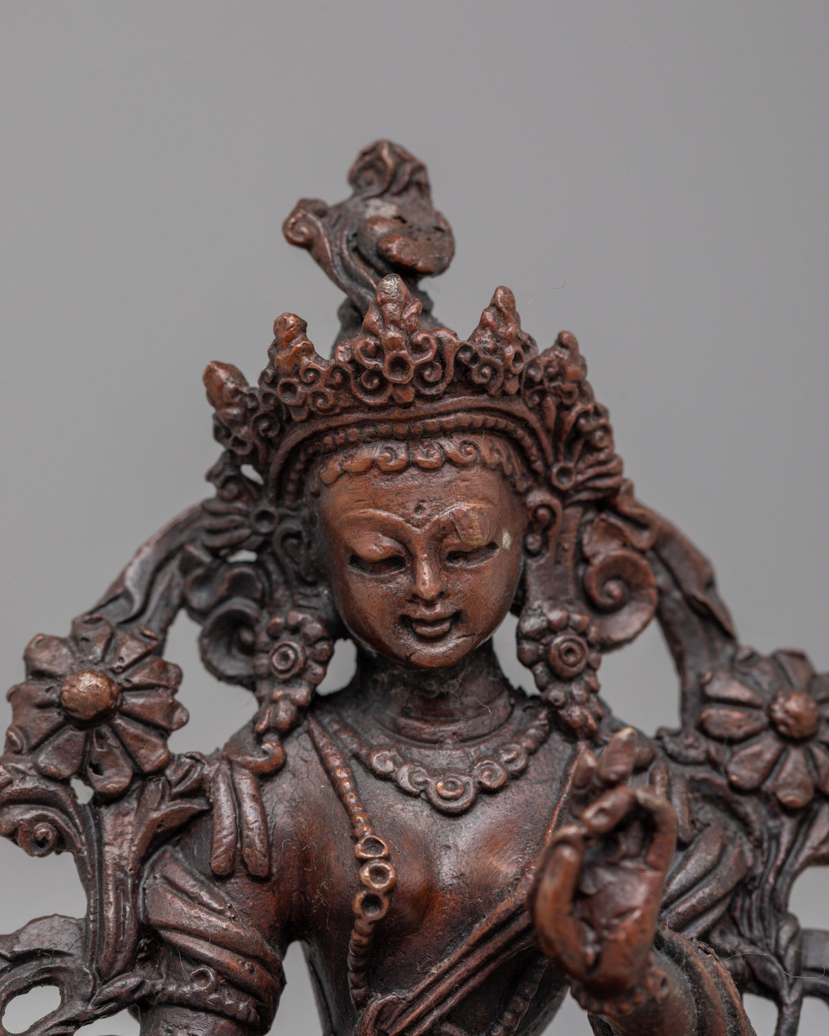 Himalayan Green Tara Machine Made Statue | Buddhist Compassion Goddess