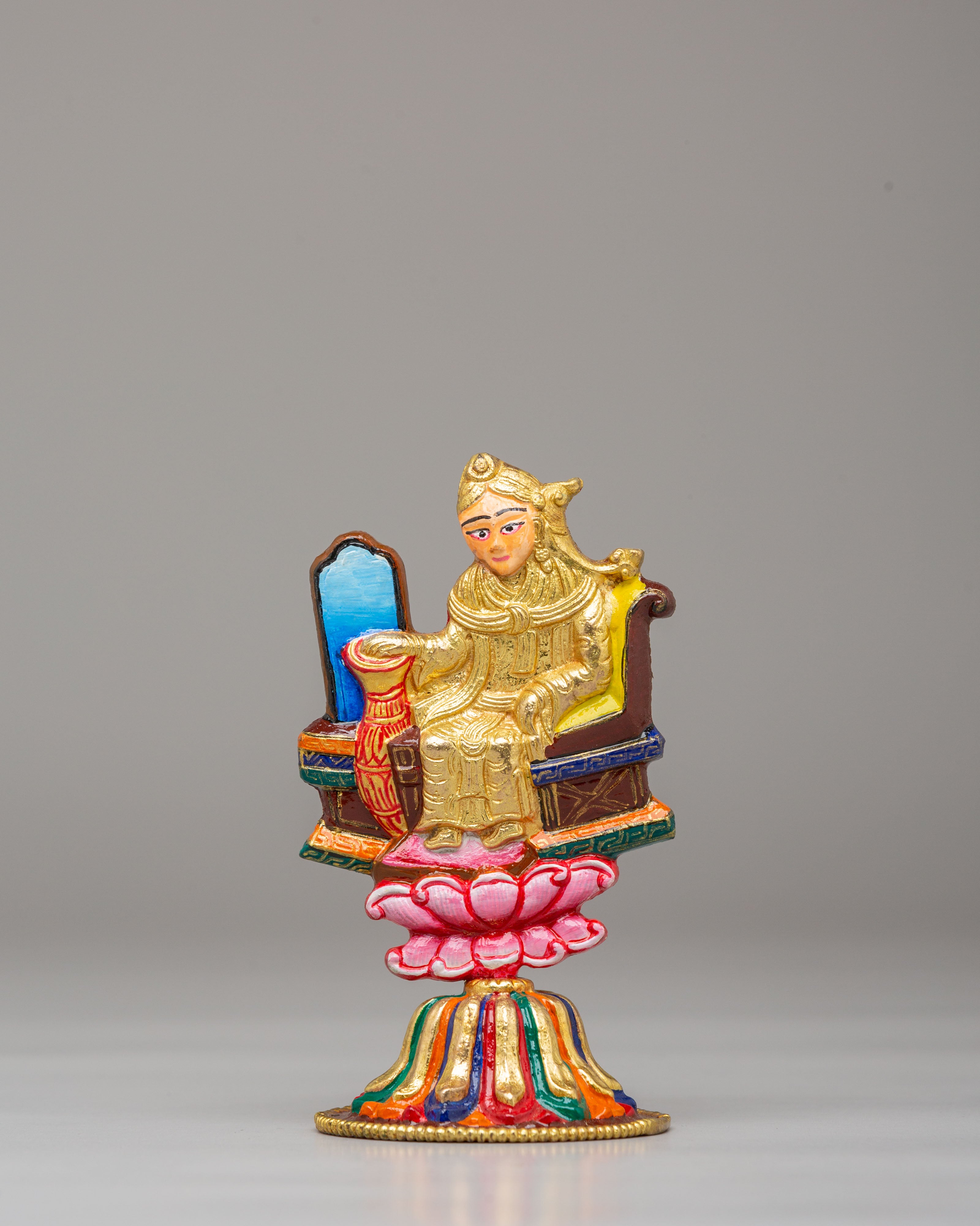 Tibetan Chakravartin Possessions Sculpture | Sacred Spiritual Decor