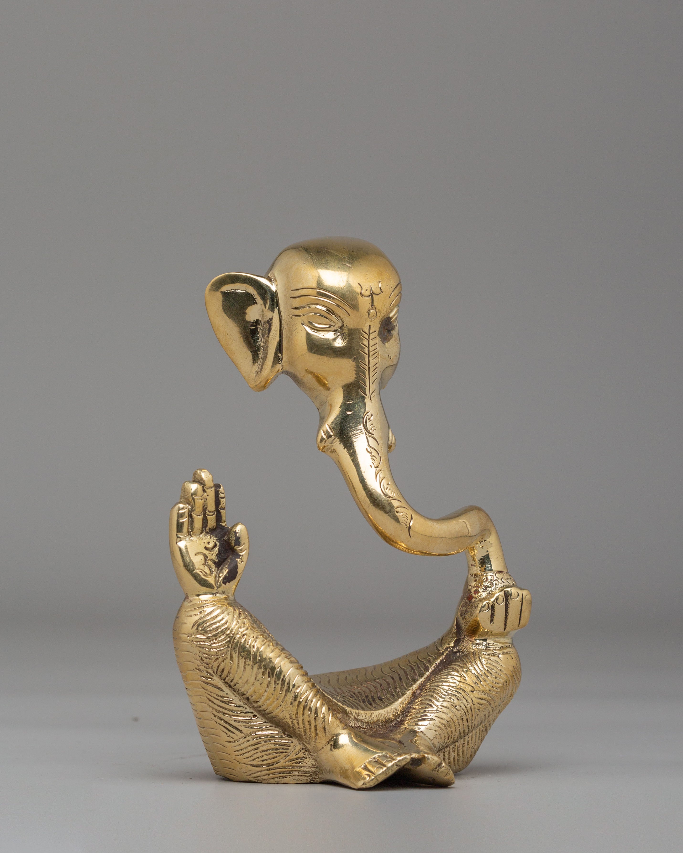 Sacred Himalayan Ganesh Deity Statue | Handcrafted Brass Idol