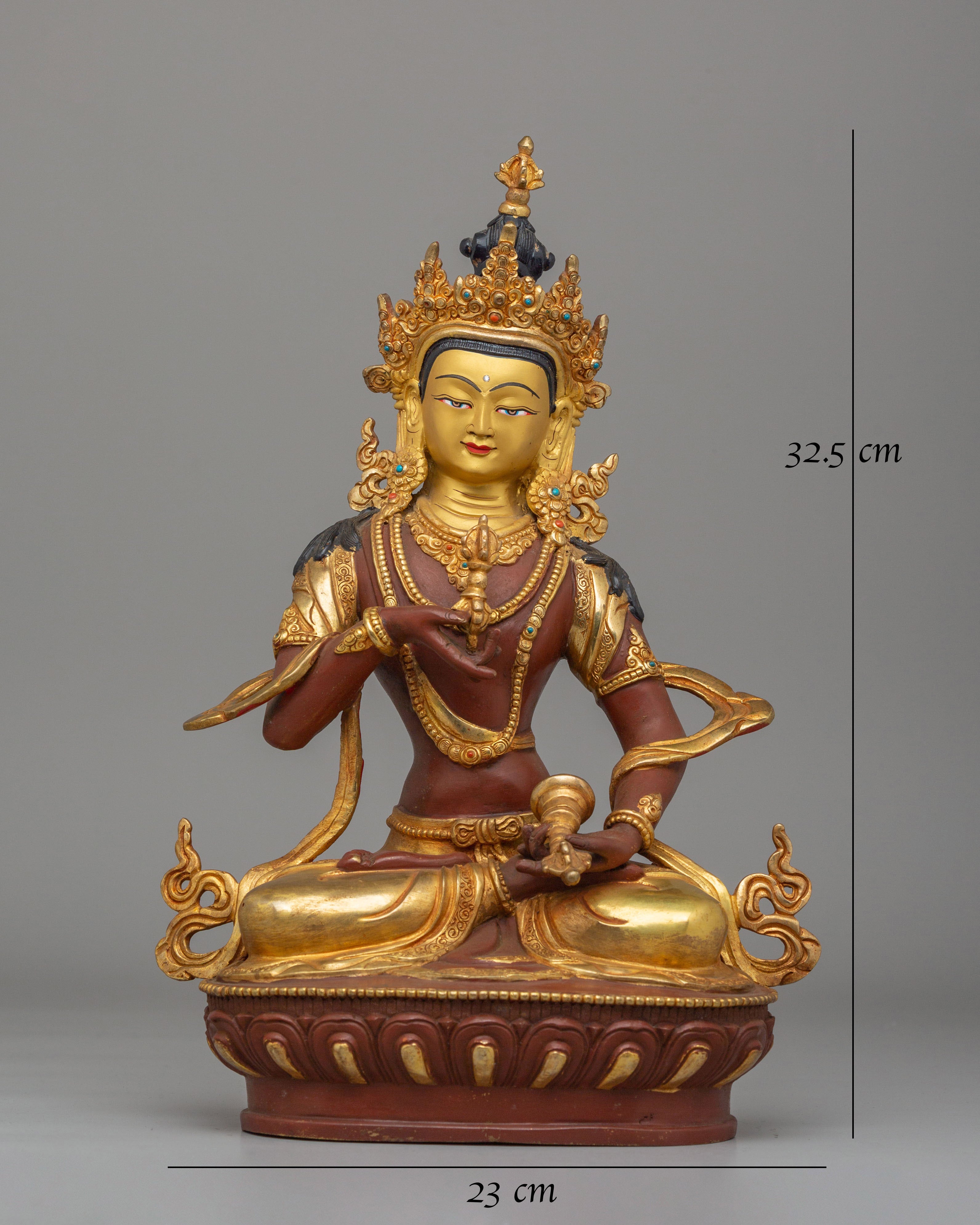 Handmade Purification Deity Vajrasattva Statue | Spiritual Meditation Decor
