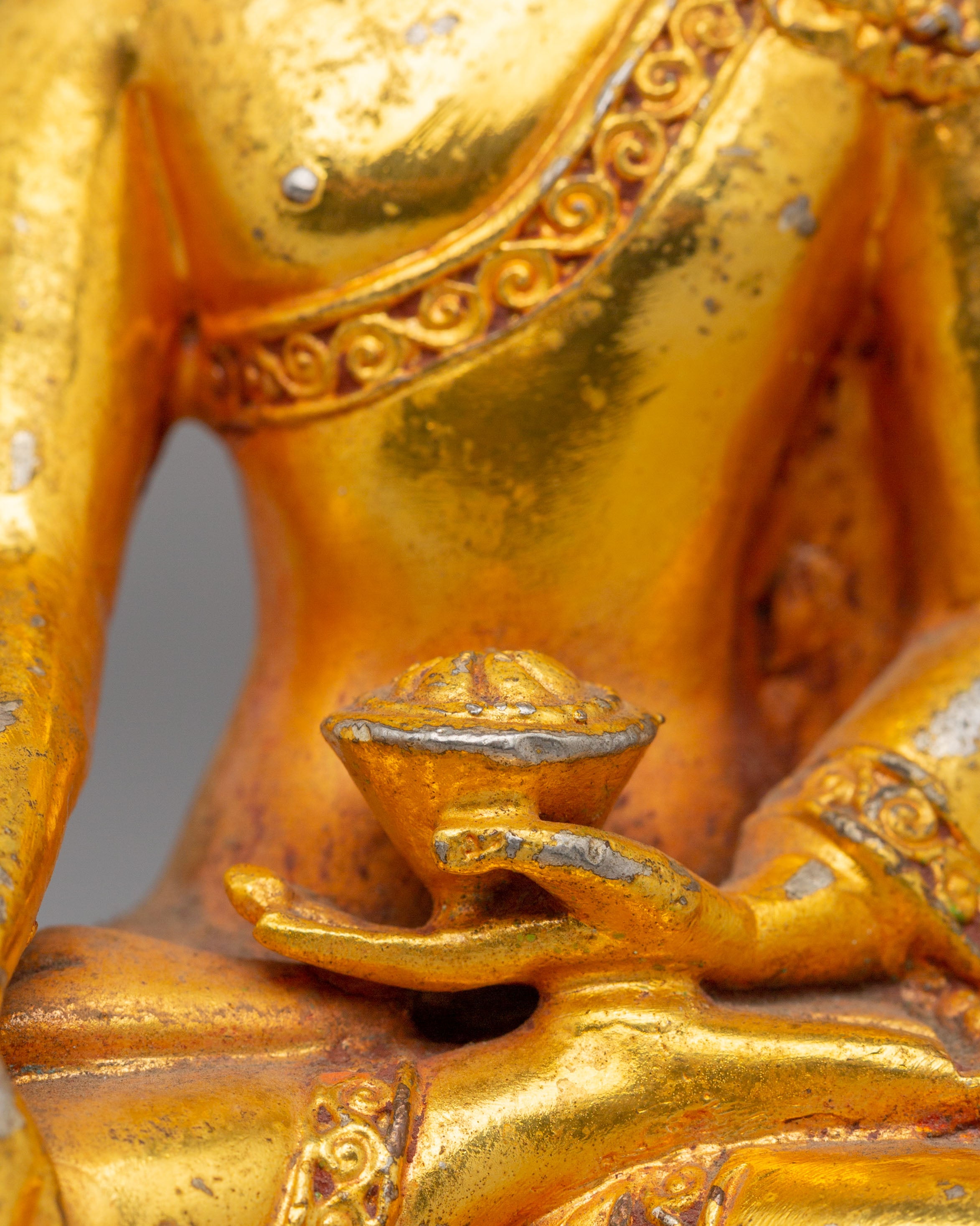 Historical Tibetan Shakyamuni Buddha Statue | Sacred Copper Artwork