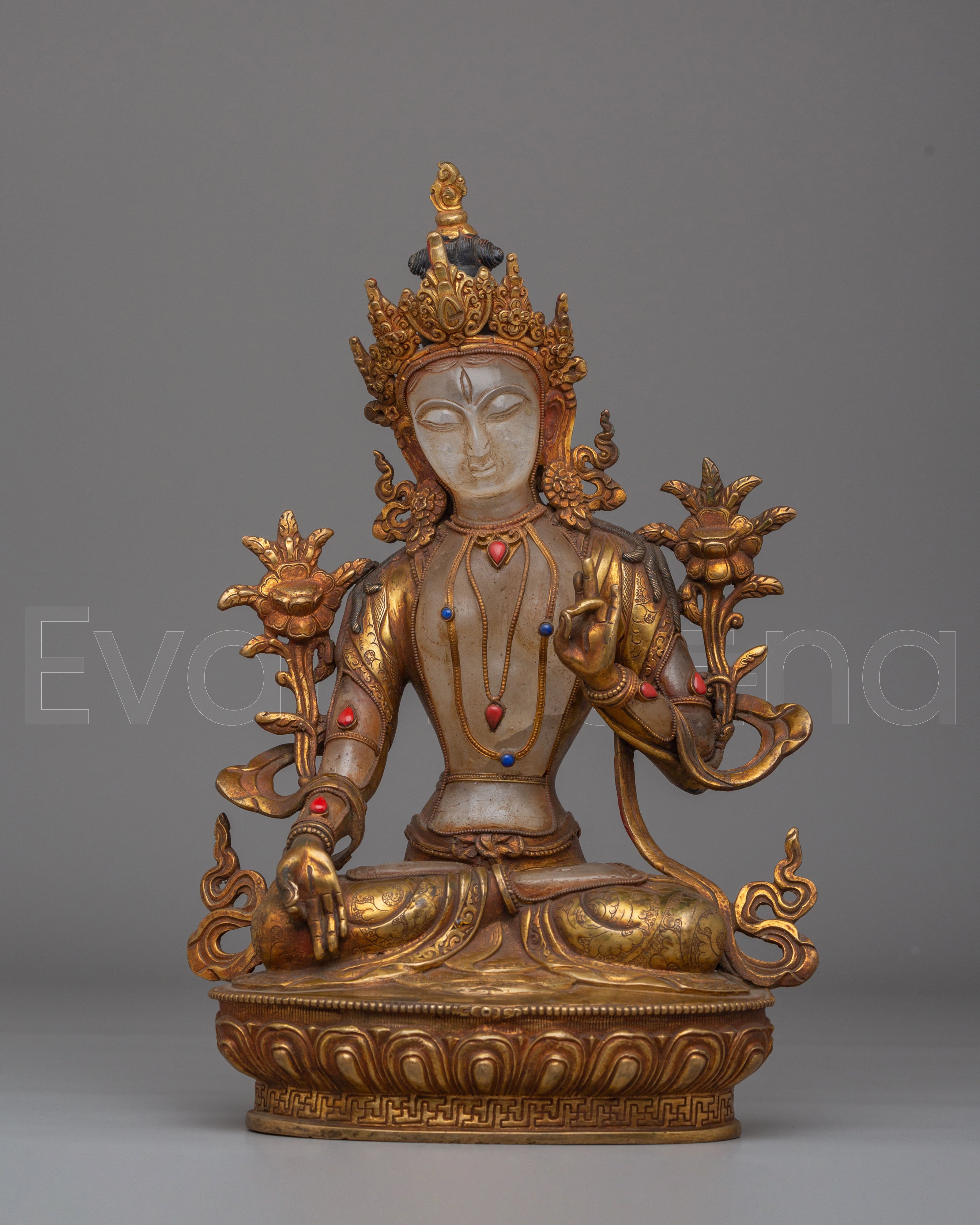 Green Tara Decor Statue 