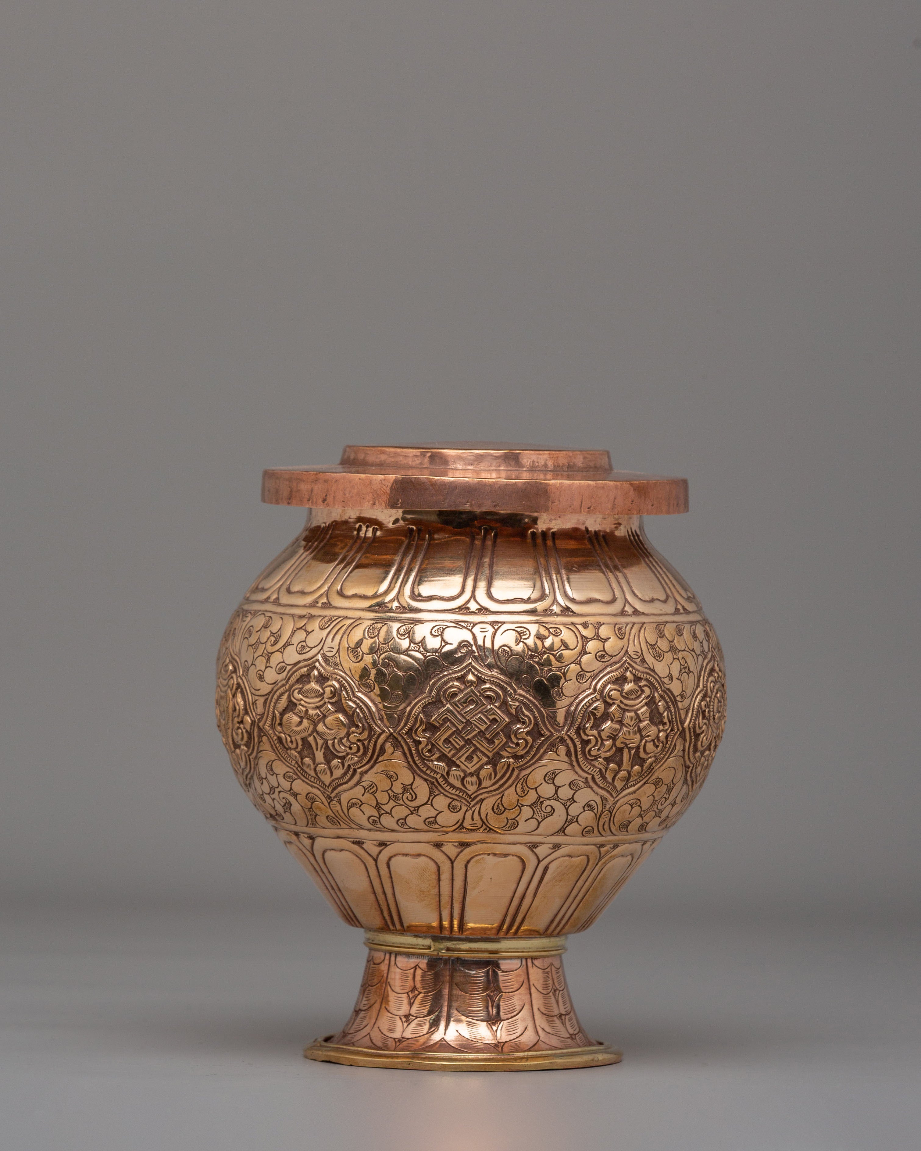 Himalayan Ritual Kalash | Auspicious Buddhist Offering Vessel