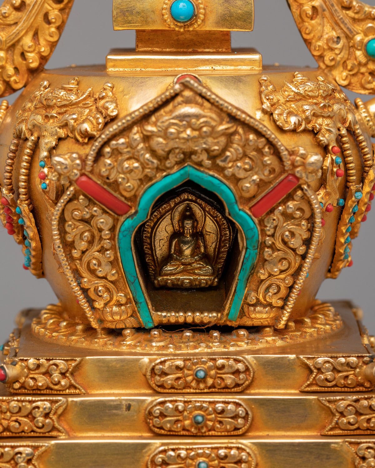 Enlightenment Stupa for Buddhist Altar | Handcrafted Spiritual Decor